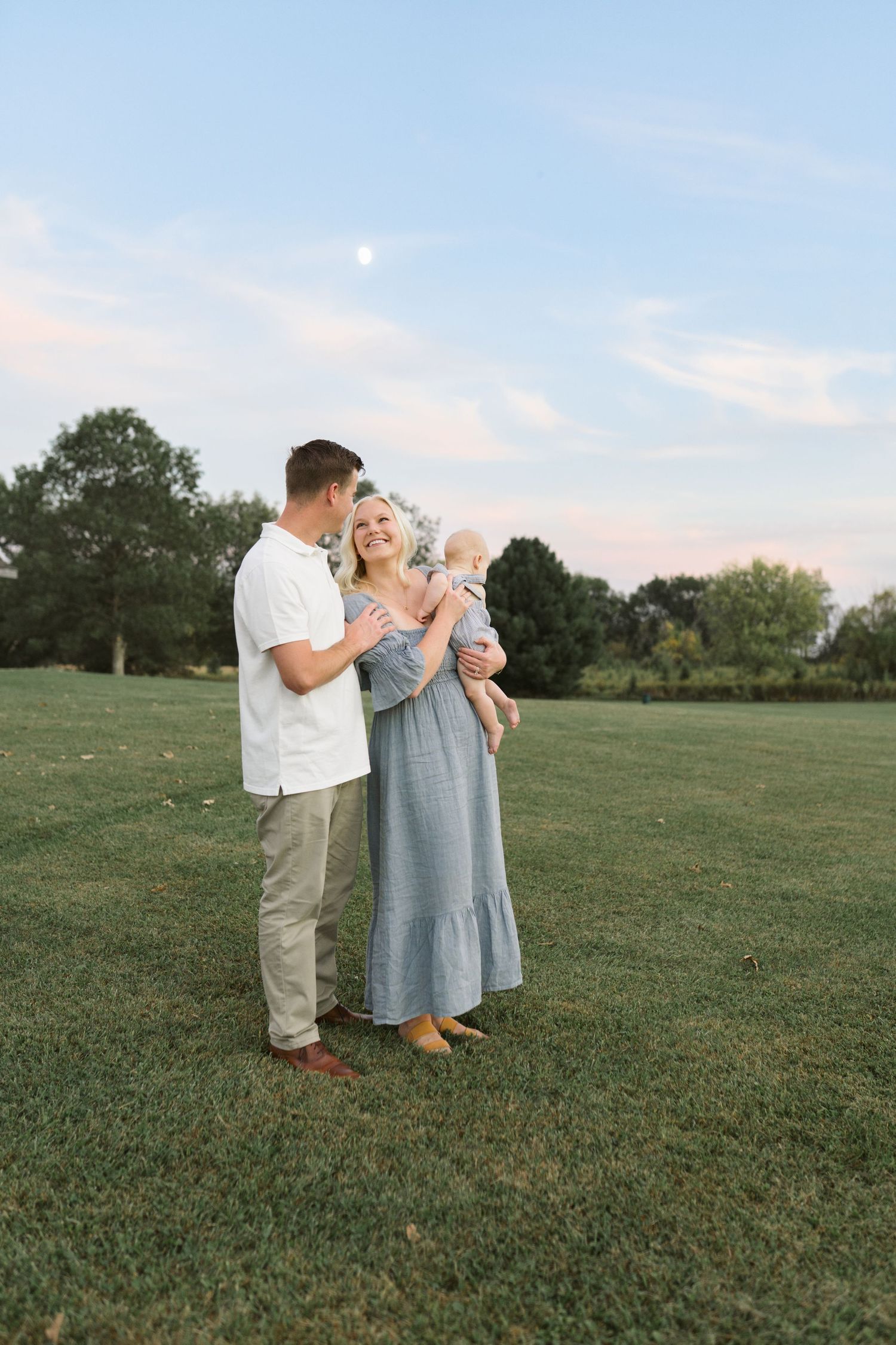 Six Month Baby Milestone Session in Crown, Indiana, near Chicago
