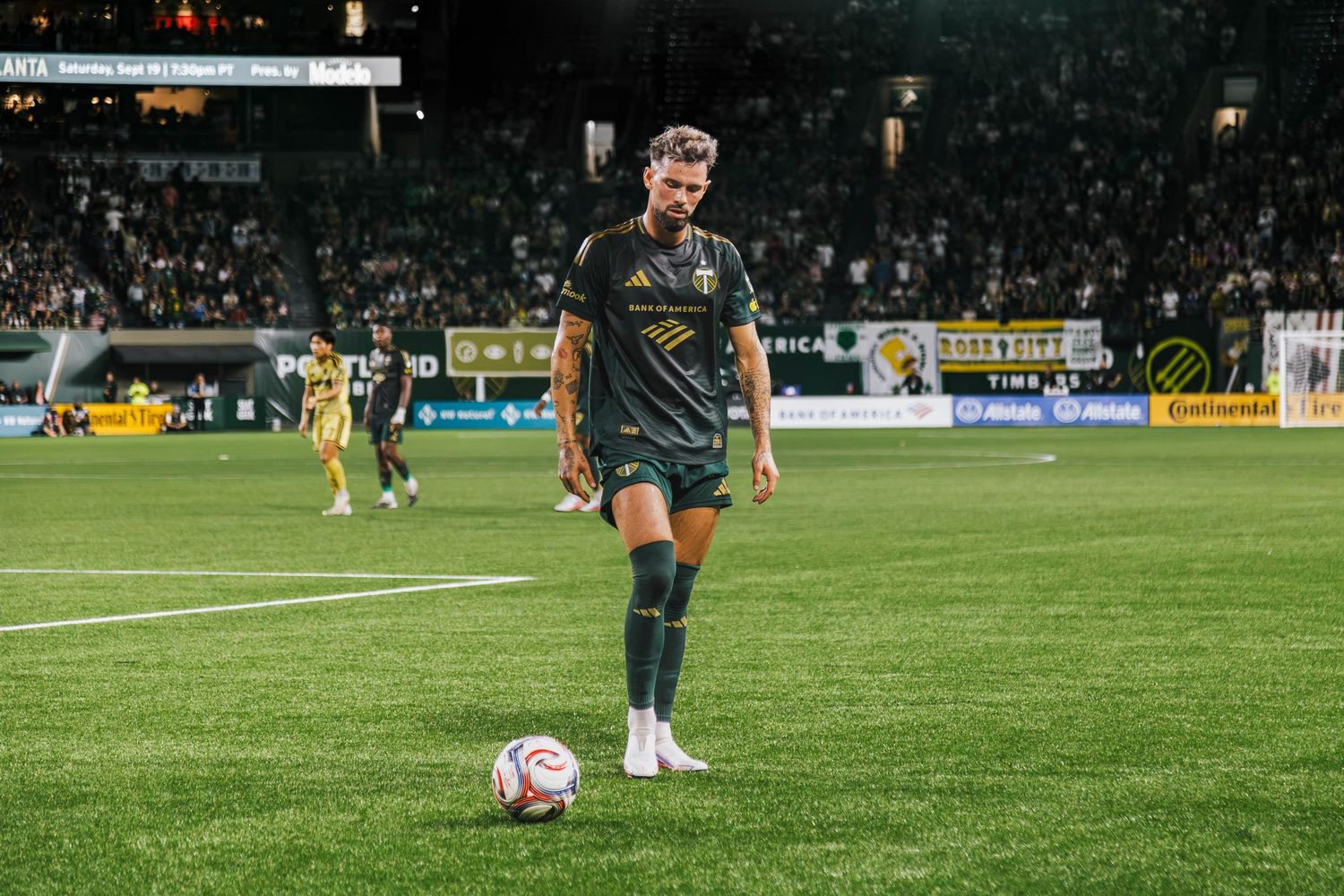 Kristoffer Velde Performing at the Portland Timbers match Vs St. Louis City at Providence Park