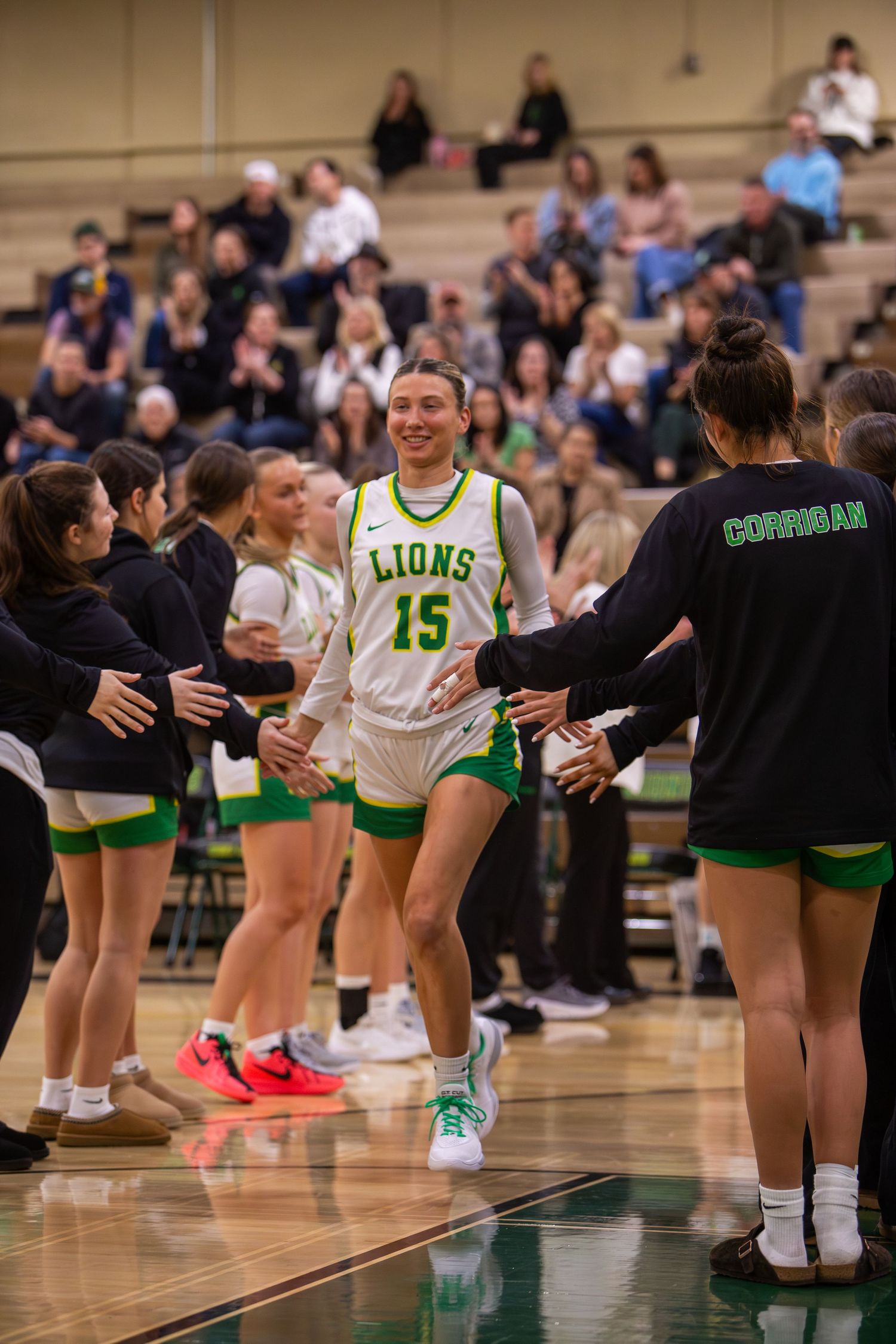 West Linn Lions Varsity Girls Basketball game photographed by Miles Butler Photography