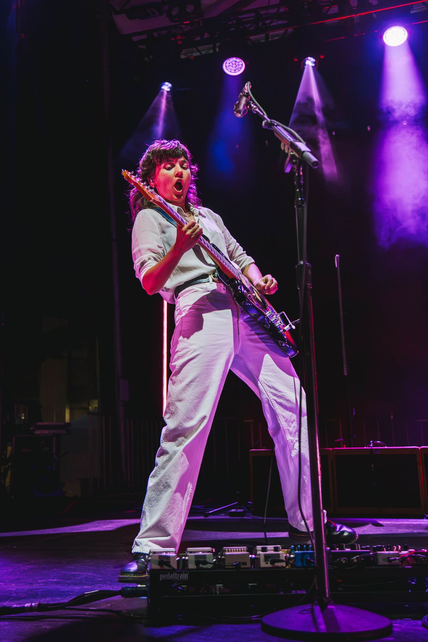Courtney Barnett concert live at Pioneer Courthouse Square photographed by Miles Butler Photography