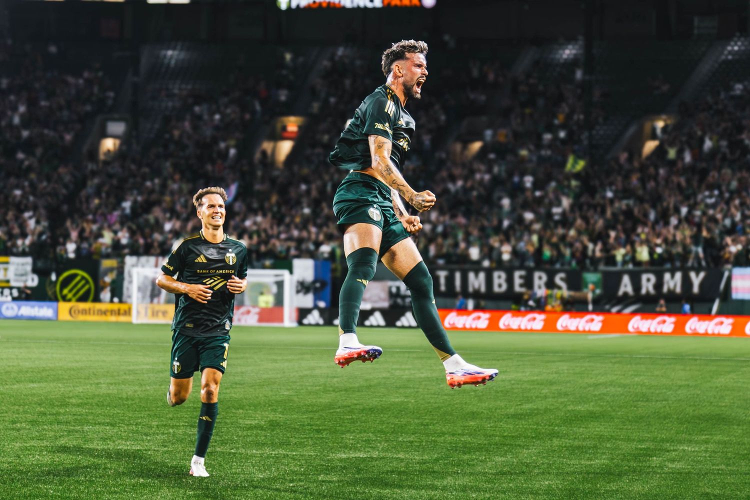 Kristoffer Velde Performing at the Portland Timbers match Vs St. Louis City at Providence Park