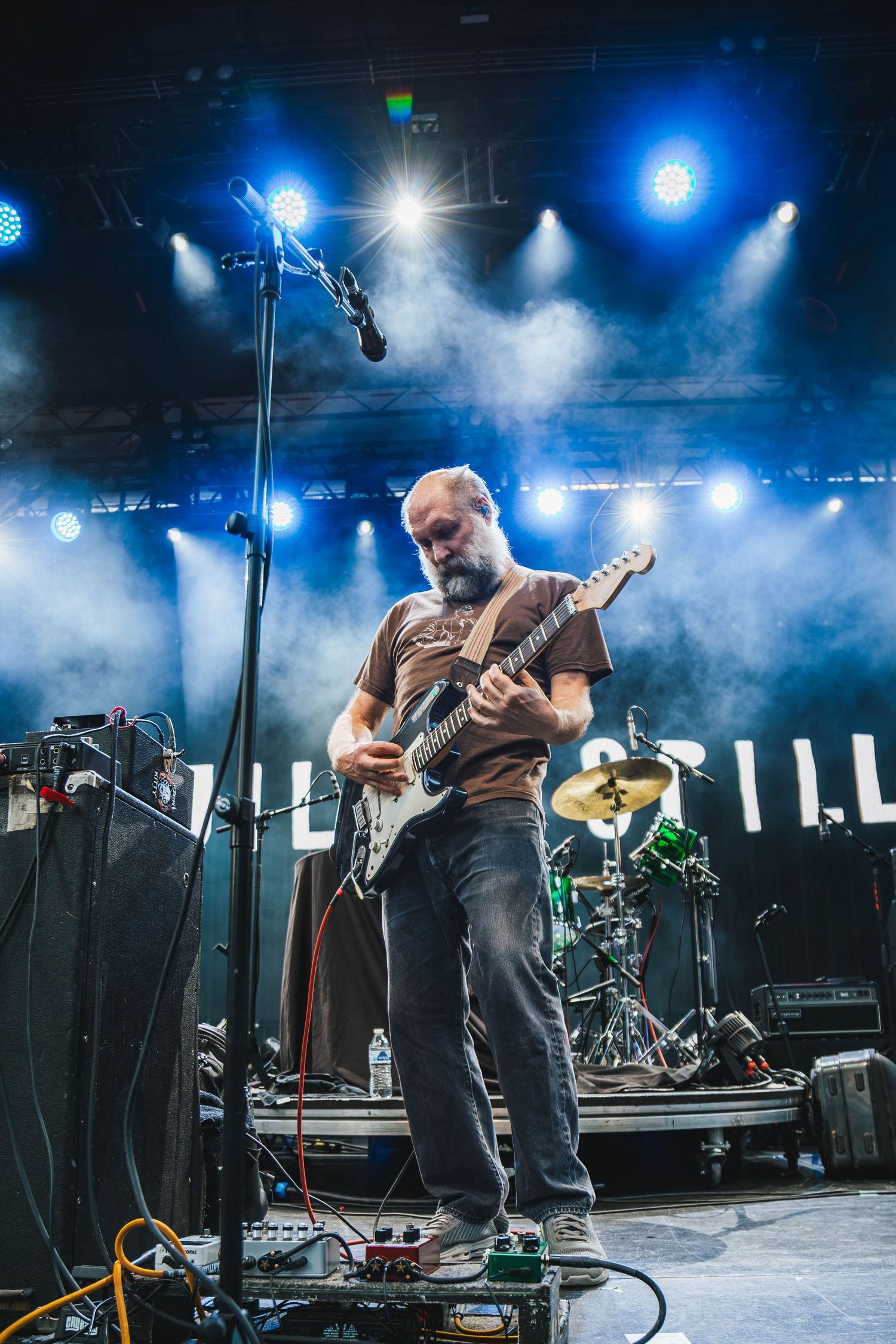 Built to Spill concert live at Pioneer Courthouse Square photographed by Miles Butler Photography
