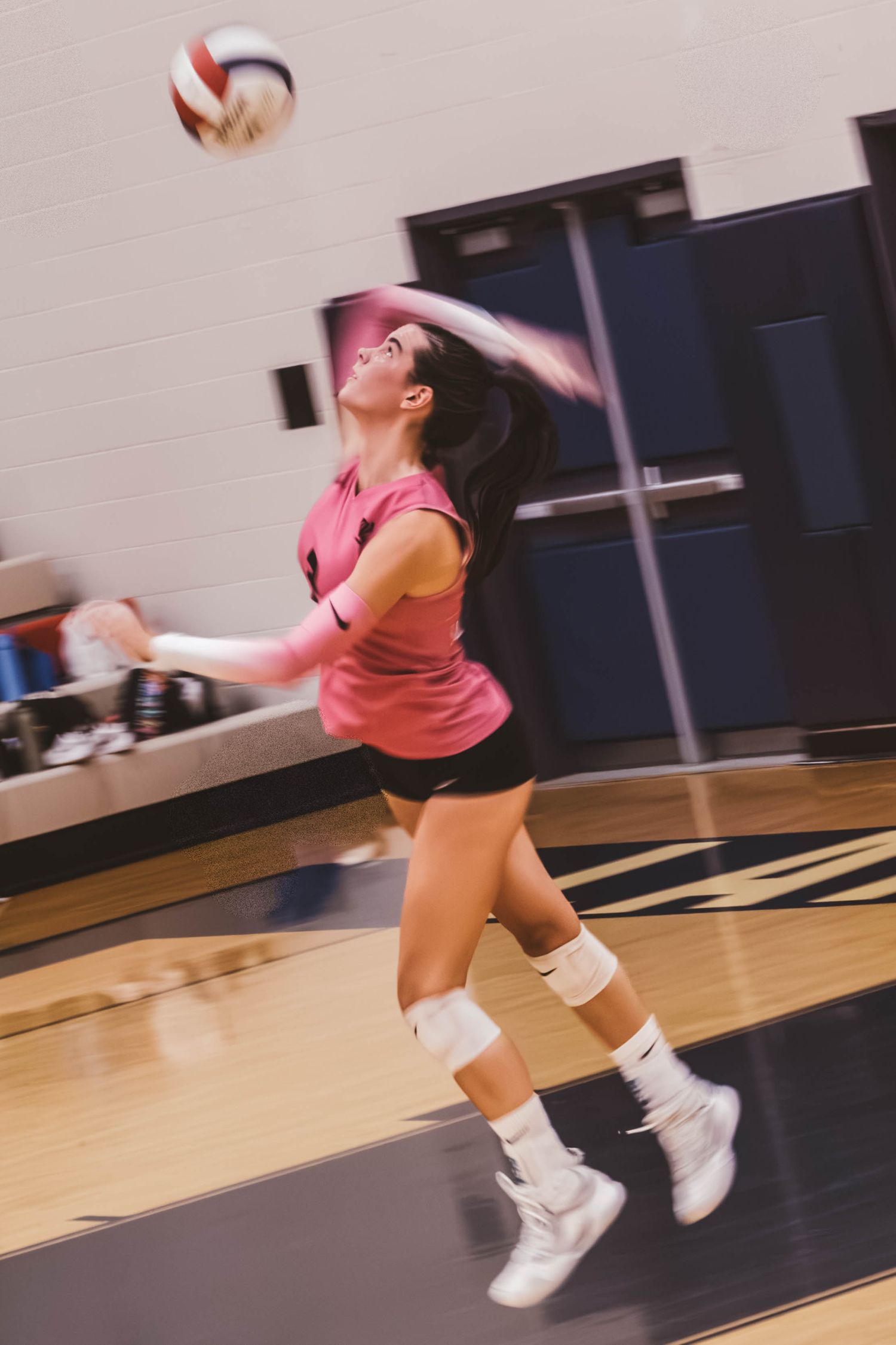 West Linn girls varsity volleyball vs. Lake Oswego, photographed by Miles Butler Photography in Oregon.