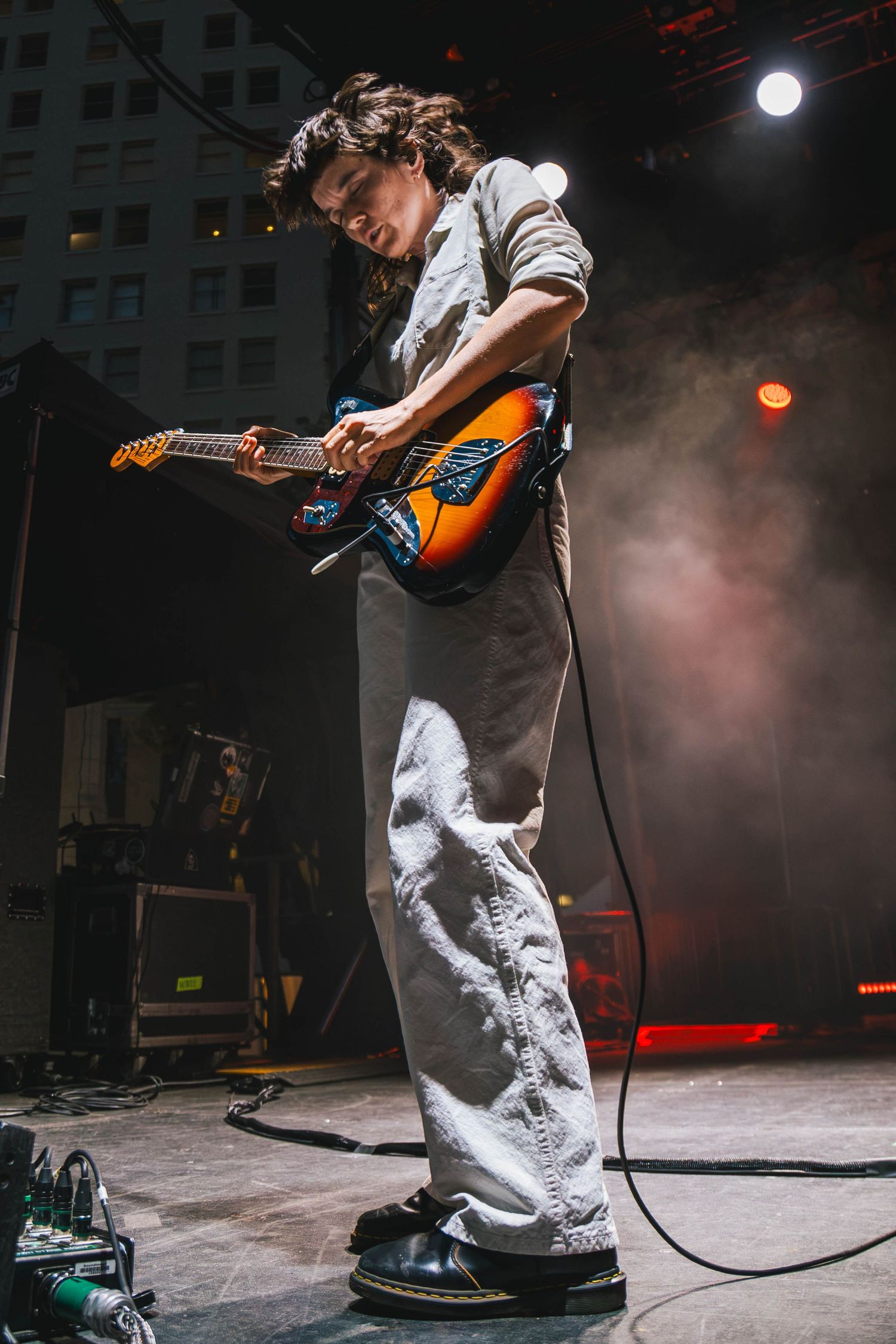 Courtney Barnett concert live at Pioneer Courthouse Square photographed by Miles Butler Photography