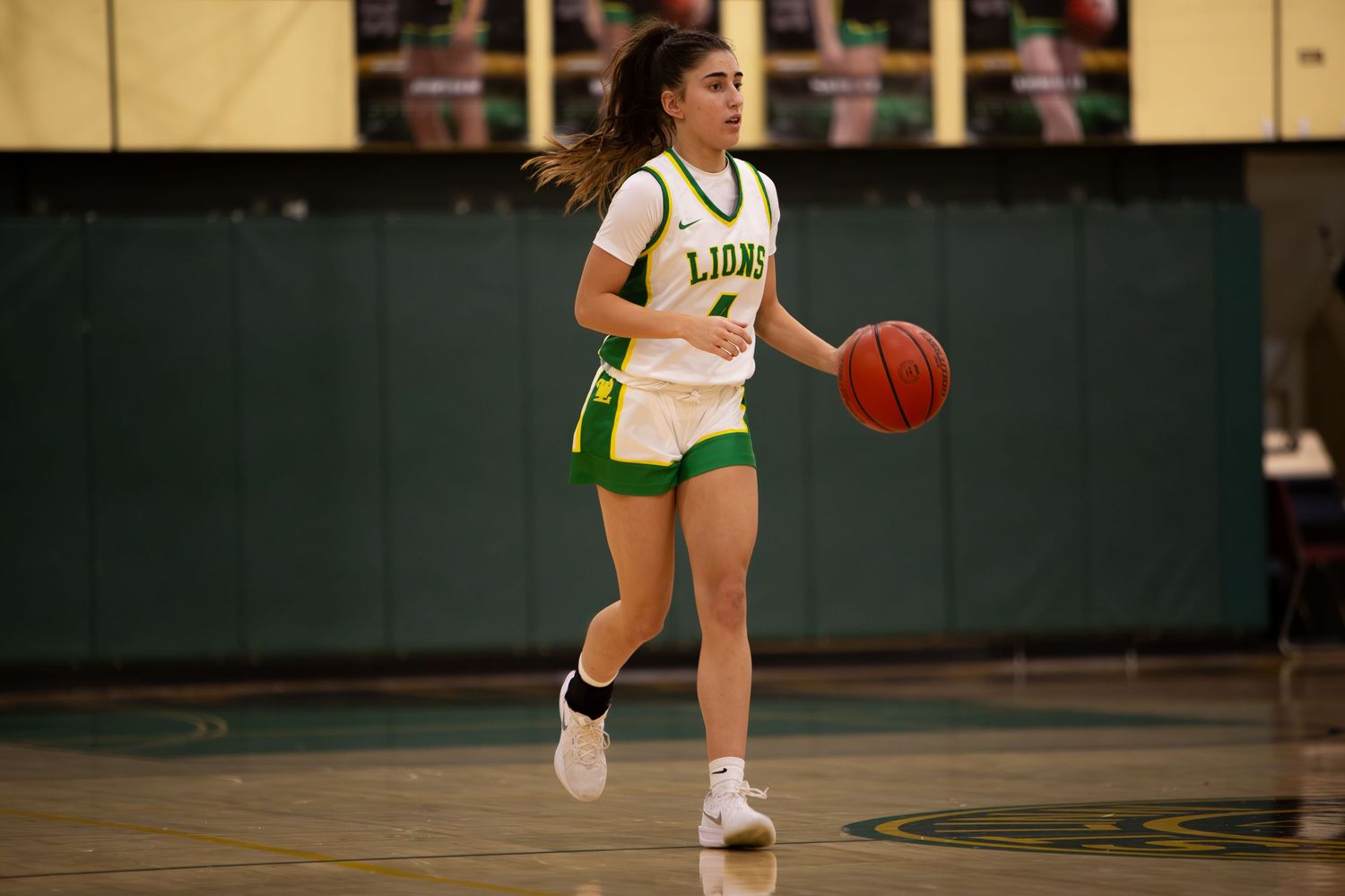 West Linn Lions Varsity Girls Basketball game photographed by Miles Butler Photography