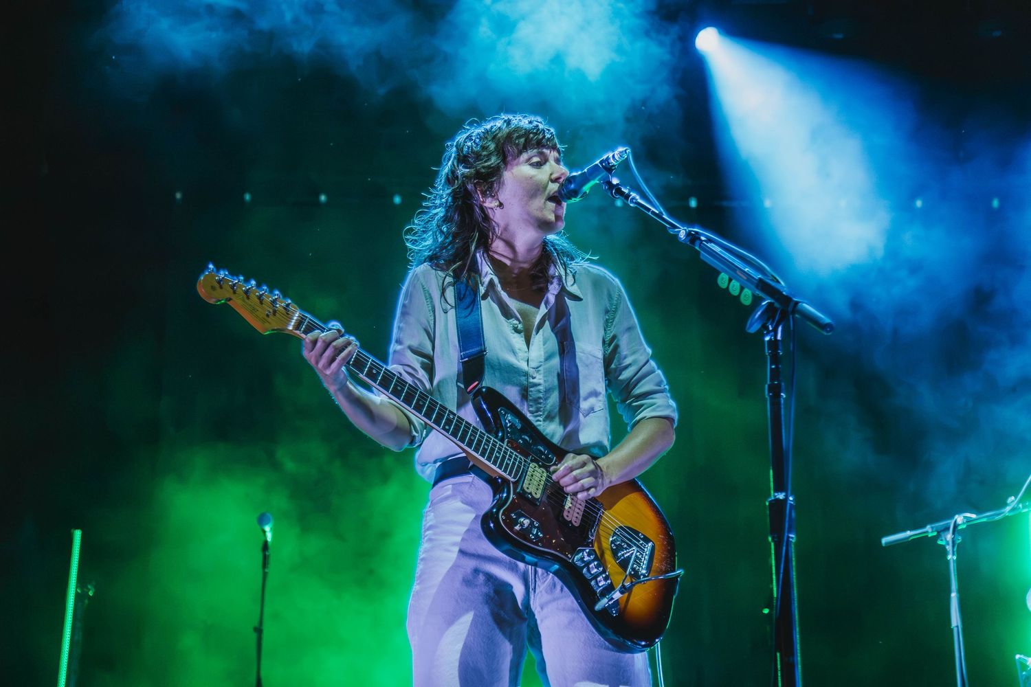 Courtney Barnett Performing Live at Pioneer Courthouse Square photographed by Miles Butler Photography