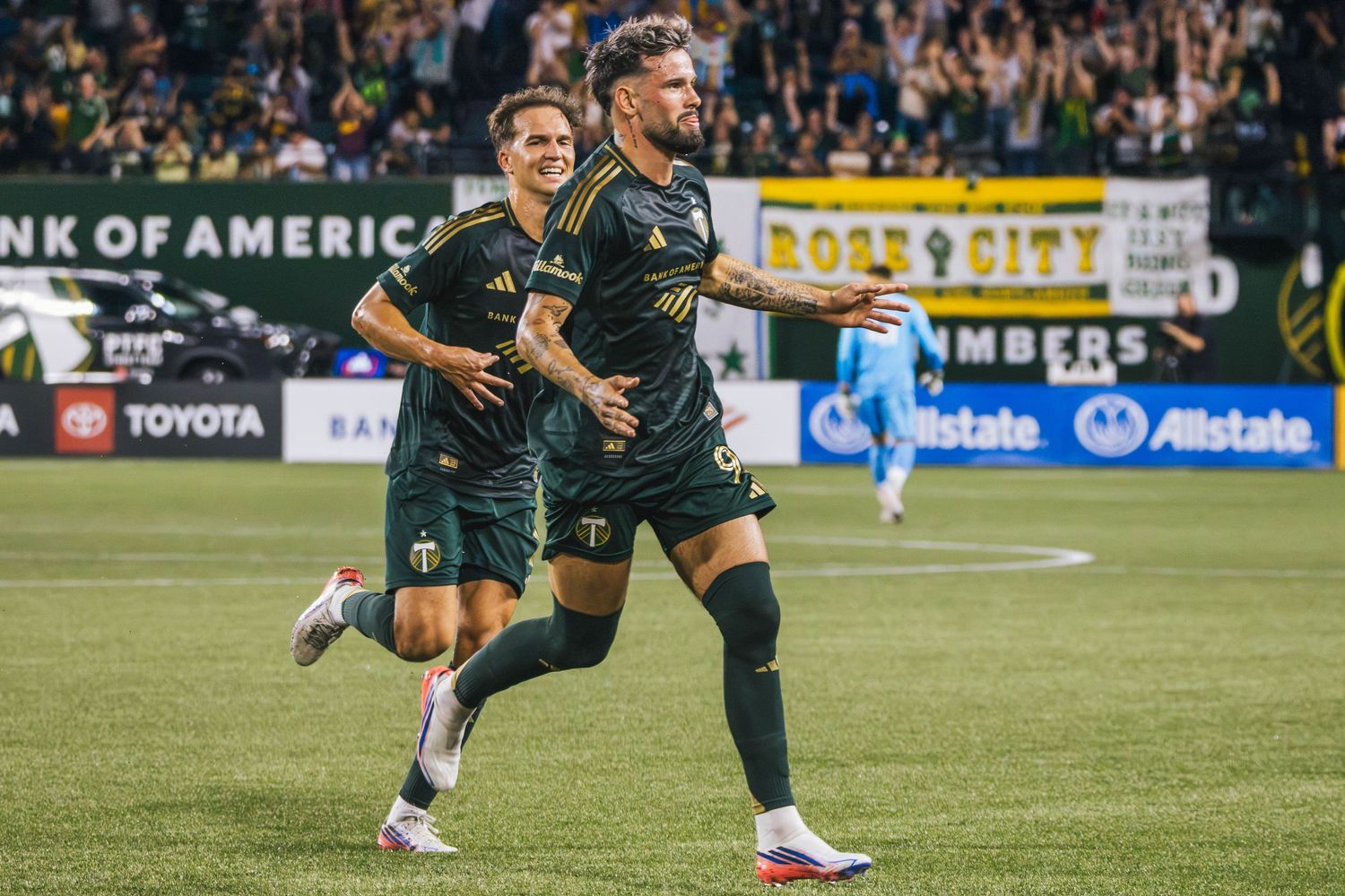 Kristoffer Velde Performing at the Portland Timbers match Vs St. Louis City at Providence Park Photographed by Miles Butler Photography