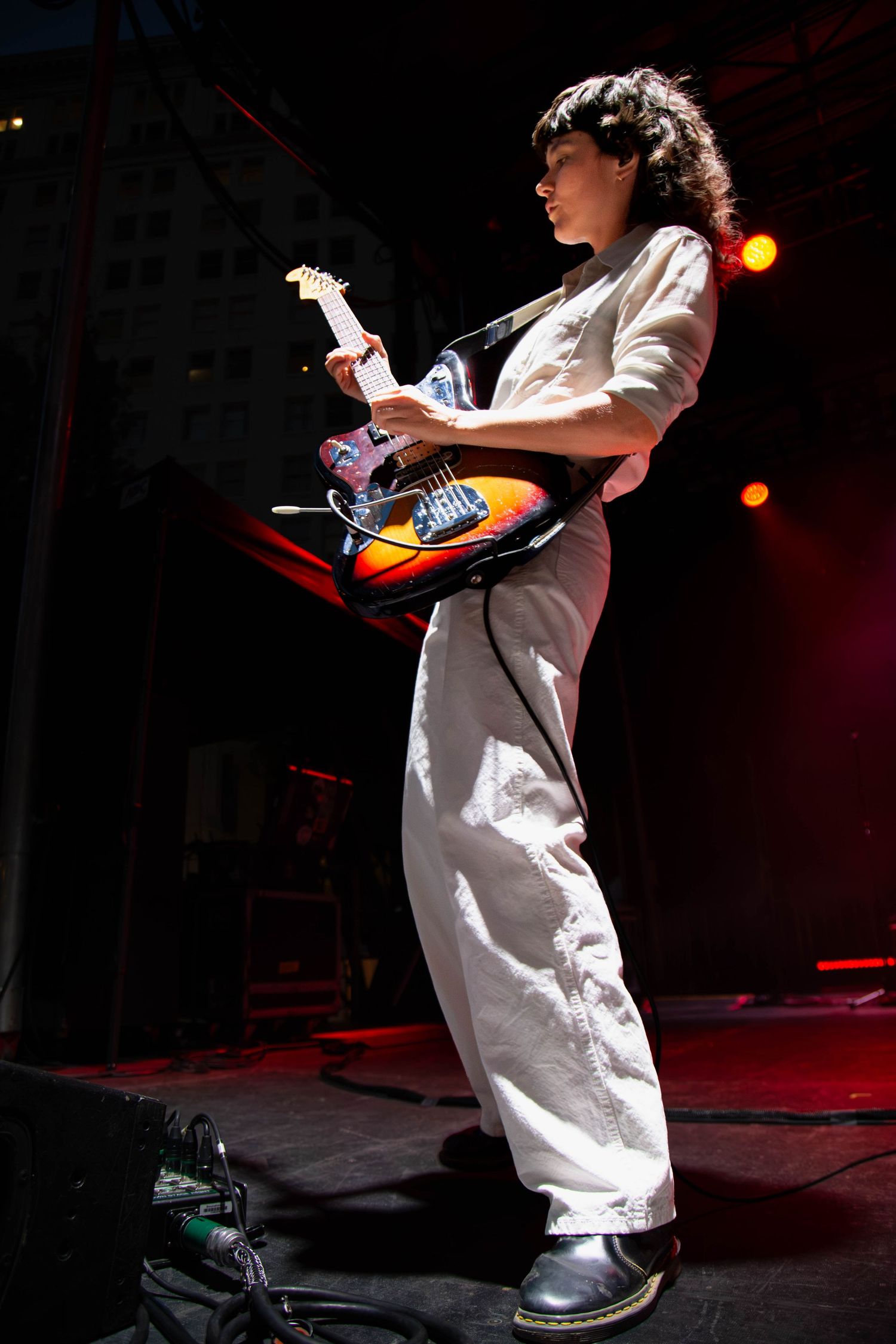 Courtney Barnett concert live at Pioneer Courthouse Square photographed by Miles Butler Photography