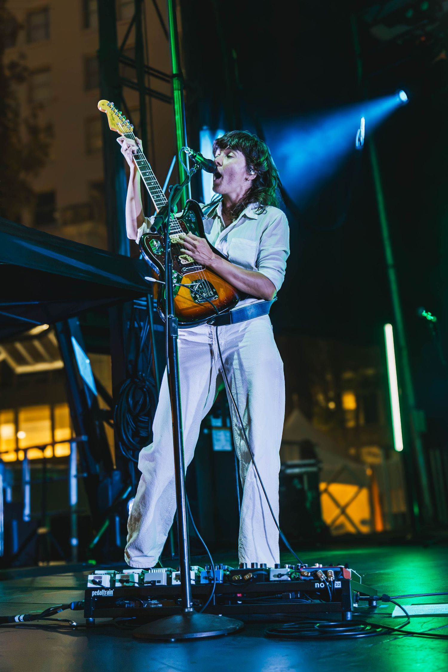 Courtney Barnett concert live at Pioneer Courthouse Square photographed by Miles Butler Photography