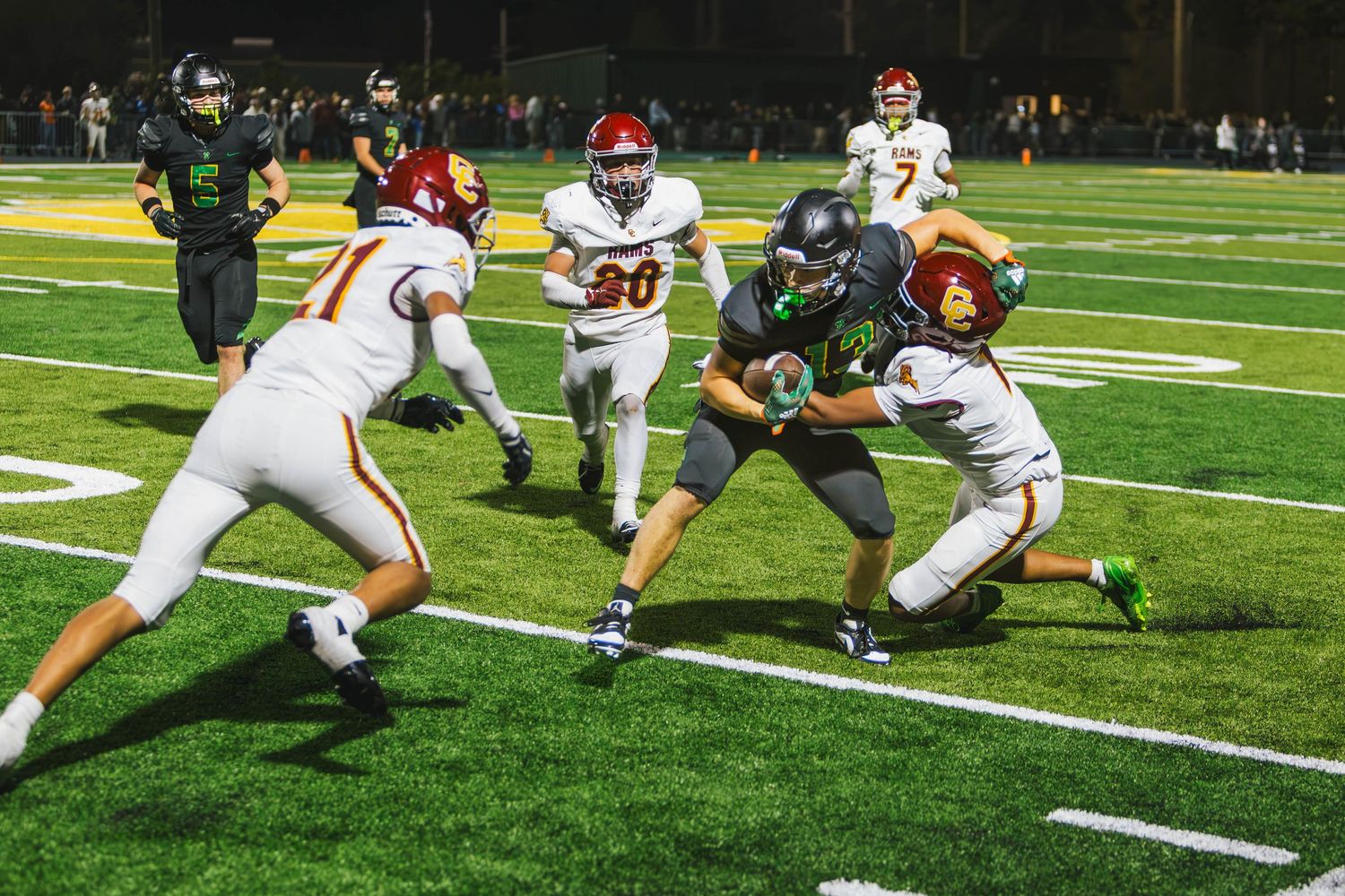 West Linn Varsity Football vs Central Catholic Photographed by Miles Butler Photography