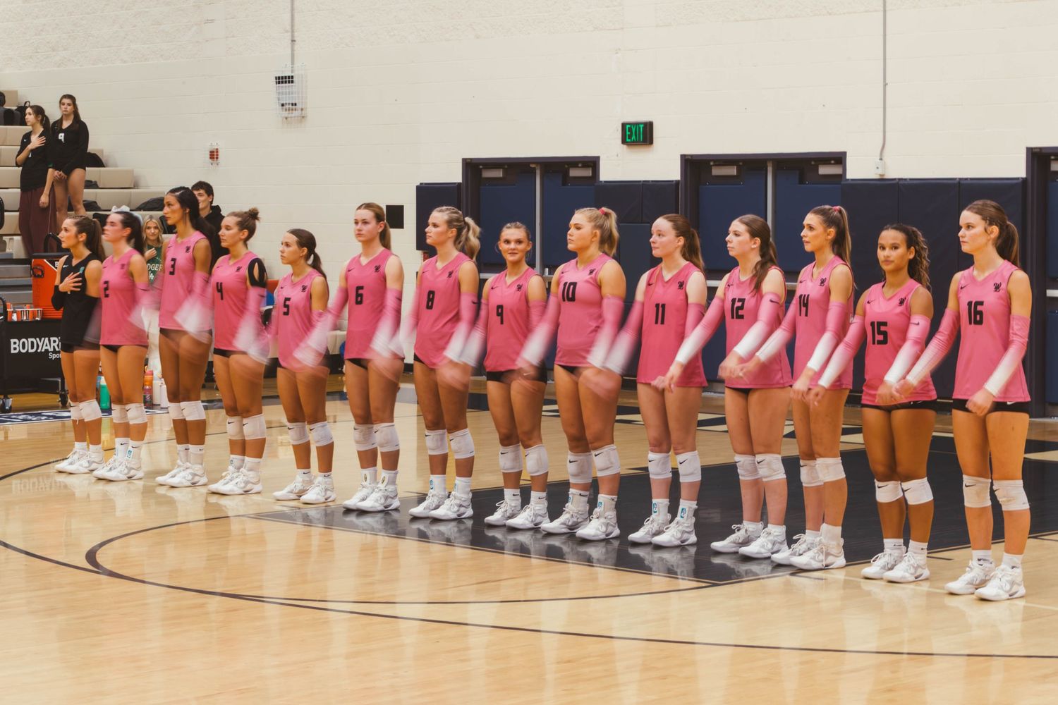 West Linn girls varsity volleyball vs. Lake Oswego, photographed by Miles Butler Photography in Oregon.