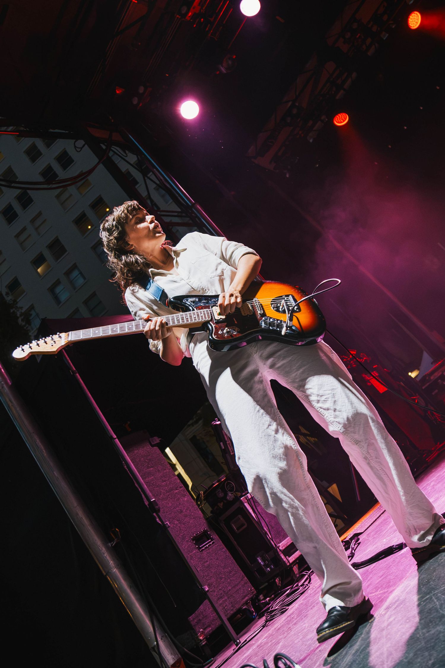 Courtney Barnett concert live at Pioneer Courthouse Square photographed by Miles Butler Photography