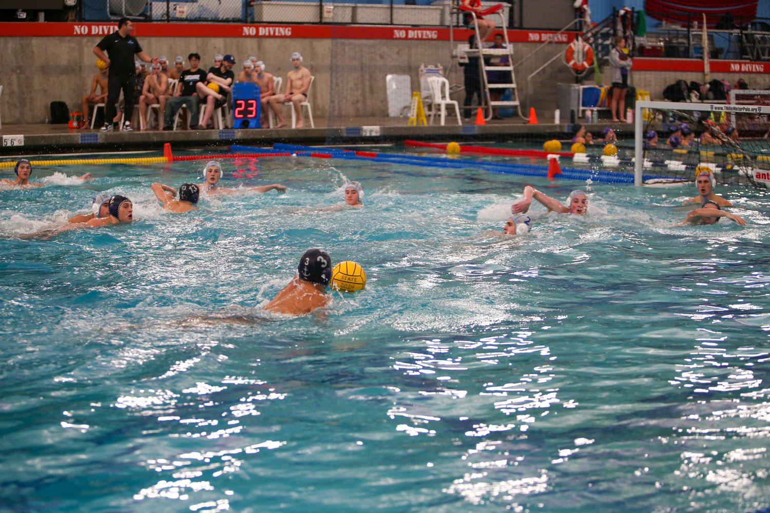 Water Polo State Championship photographed by Miles Butler Photography