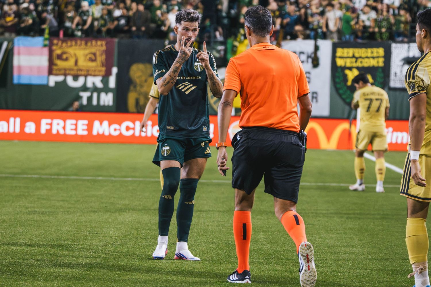 Kristoffer Velde Performing at the Portland Timbers match Vs St. Louis City at Providence Park