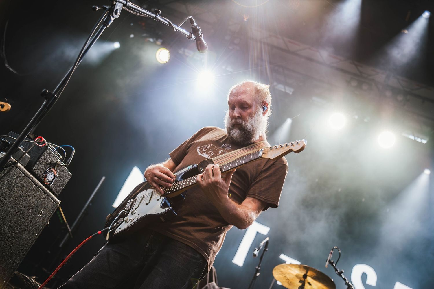 Built to Spill concert live at Pioneer Courthouse Square photographed by Miles Butler Photography