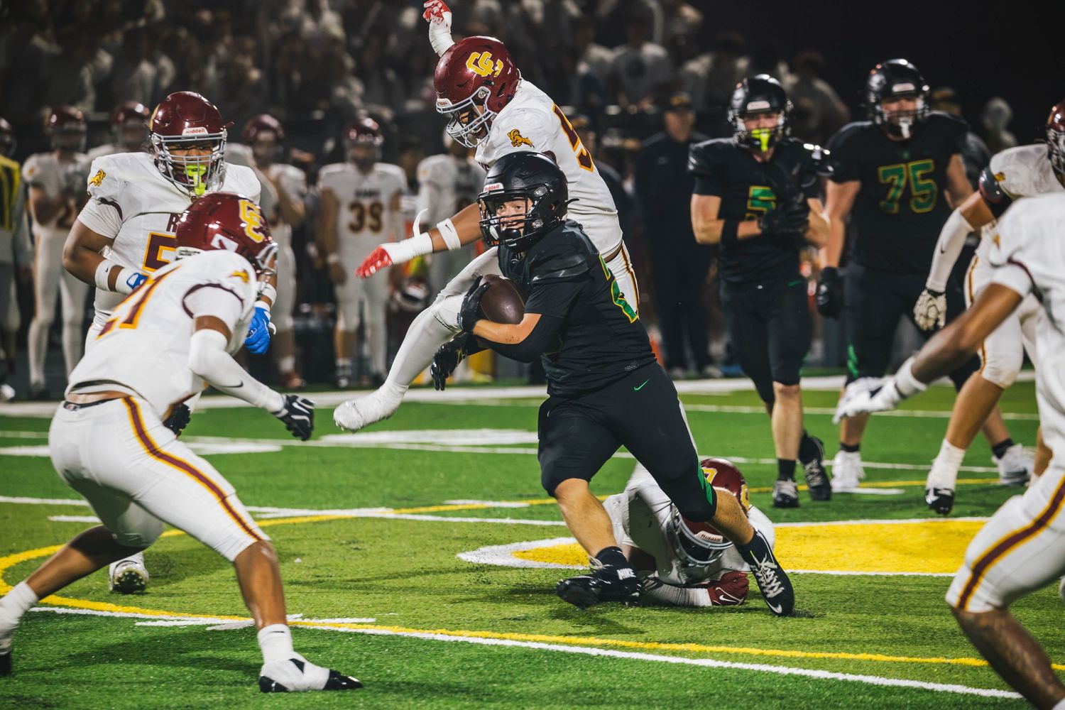 West Linn Varsity Football vs Central Catholic Photographed by Miles Butler Photography