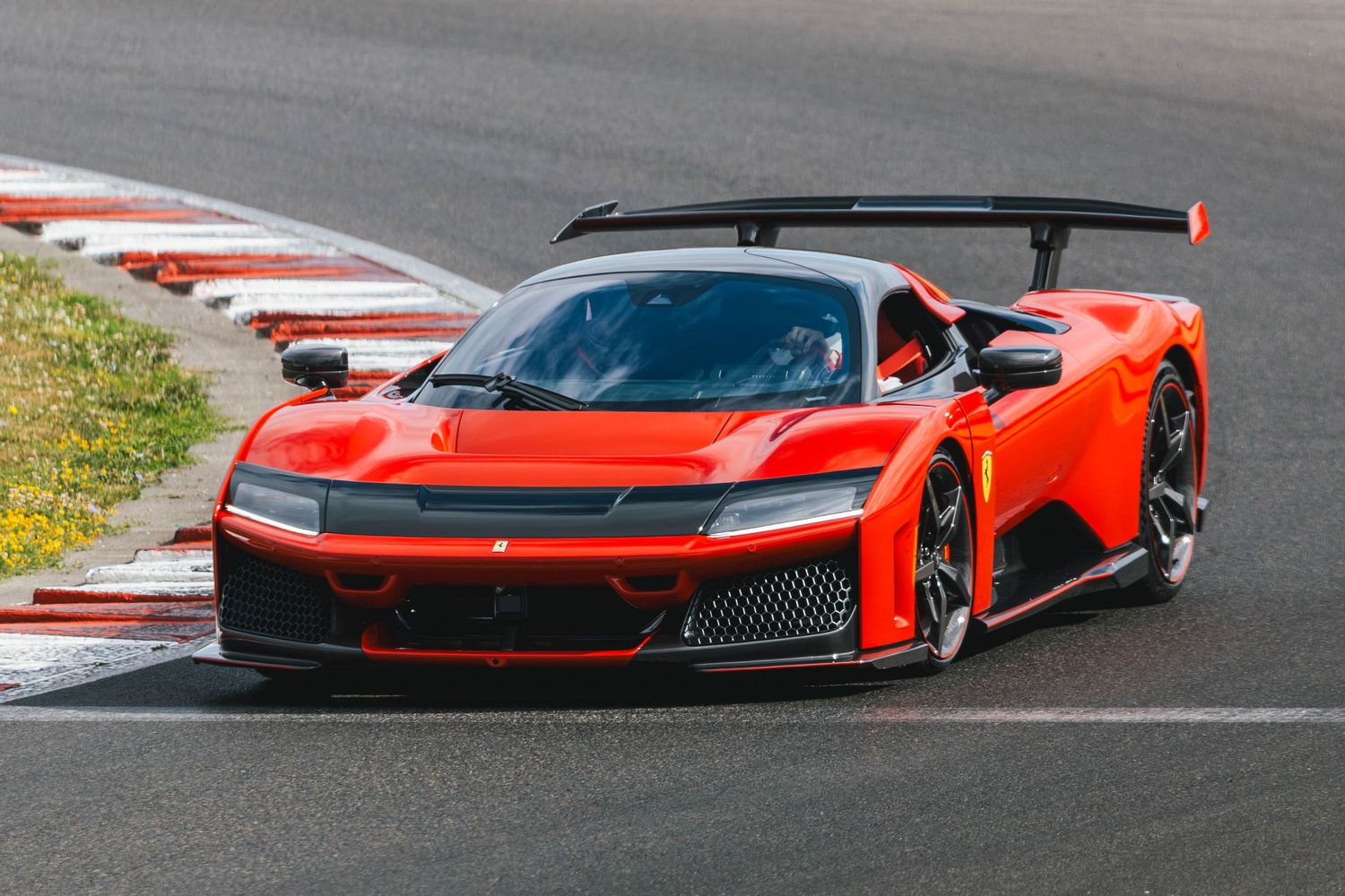 Ferrari F80 at Portland International Raceway at Taste of Motorsports Track-Day Event. Photographed by Miles Butler Photography
