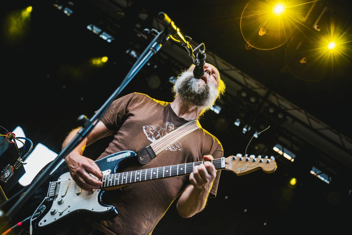 Built to Spill concert live at Pioneer Courthouse Square photographed by Miles Butler Photography