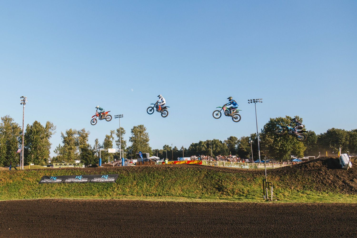 Thursday Night Motocross in Portland Oregon photographed by Miles Butler Photography