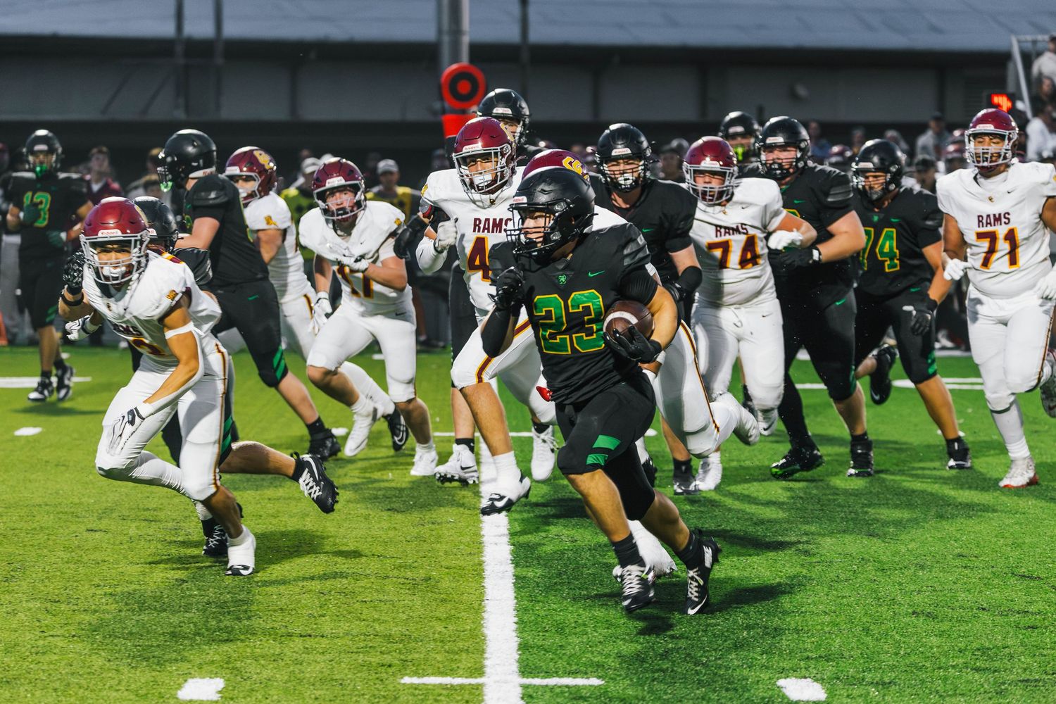 West Linn Varsity Football vs Central Catholic Photographed by Miles Butler Photography