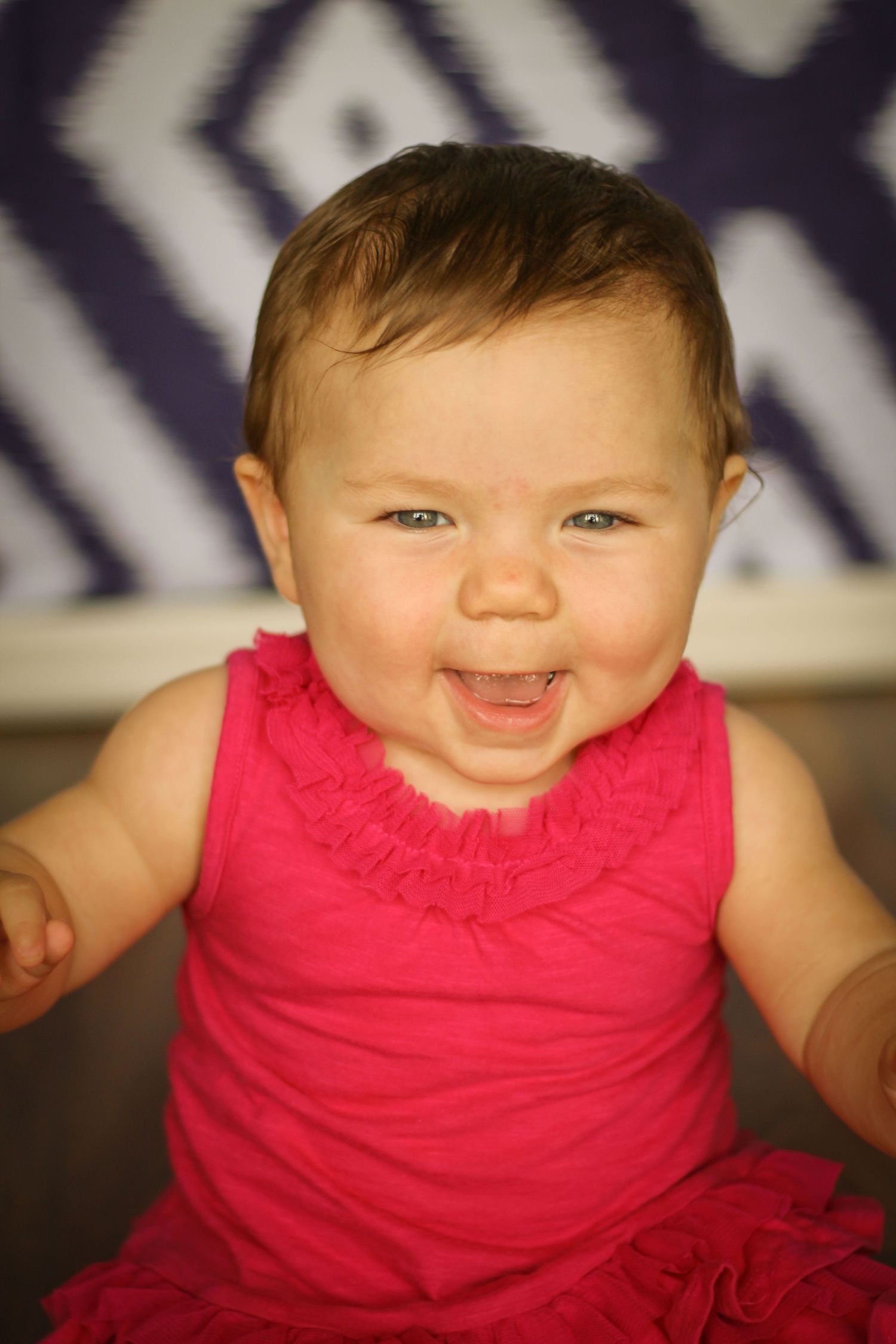 Happy baby girl