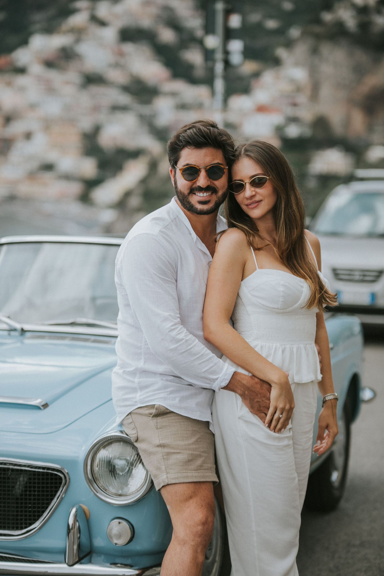 Ensaio fotográfico romântico em Capri, Costa Amalfitana, e Roma registrado com estilo autêntico.