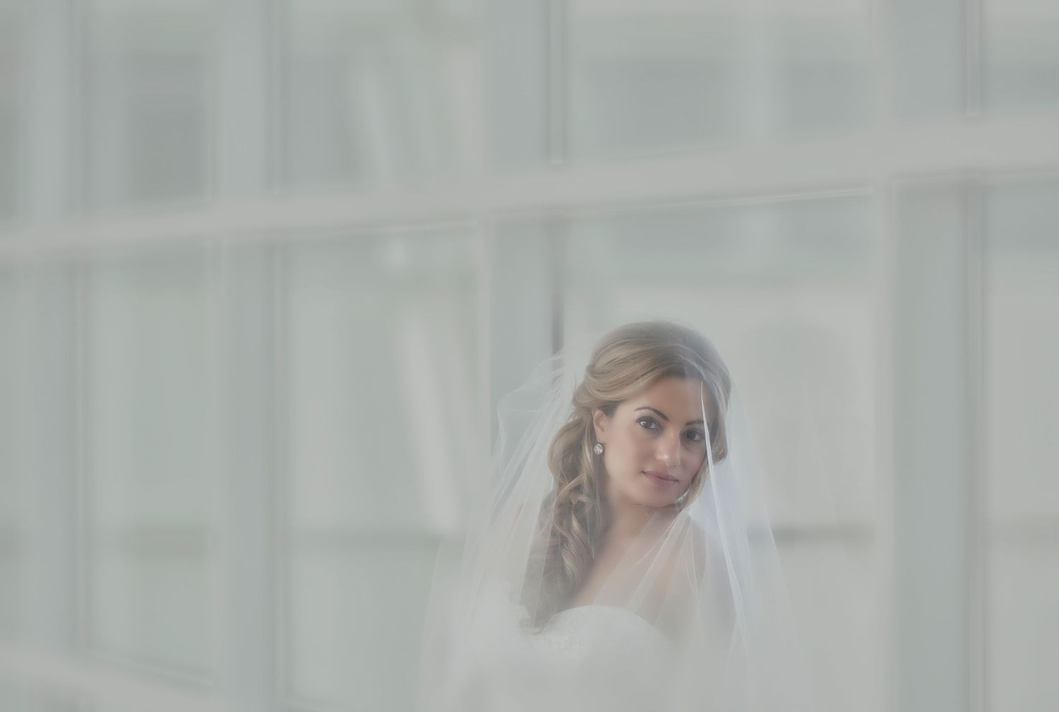 A woman in a white dress poses against a blurred background with soft lighting and neutral tones.
Horvath-Photography-Sam-Sciarrino