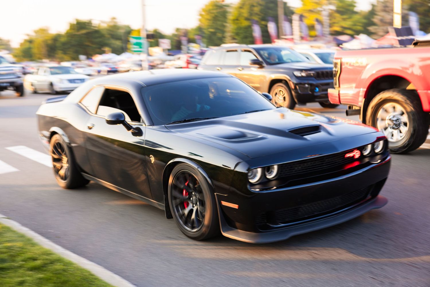 Kina-Photography - Woodward Dream Cruise 2025 Royal Oak Michigan - Dodge Demon Car