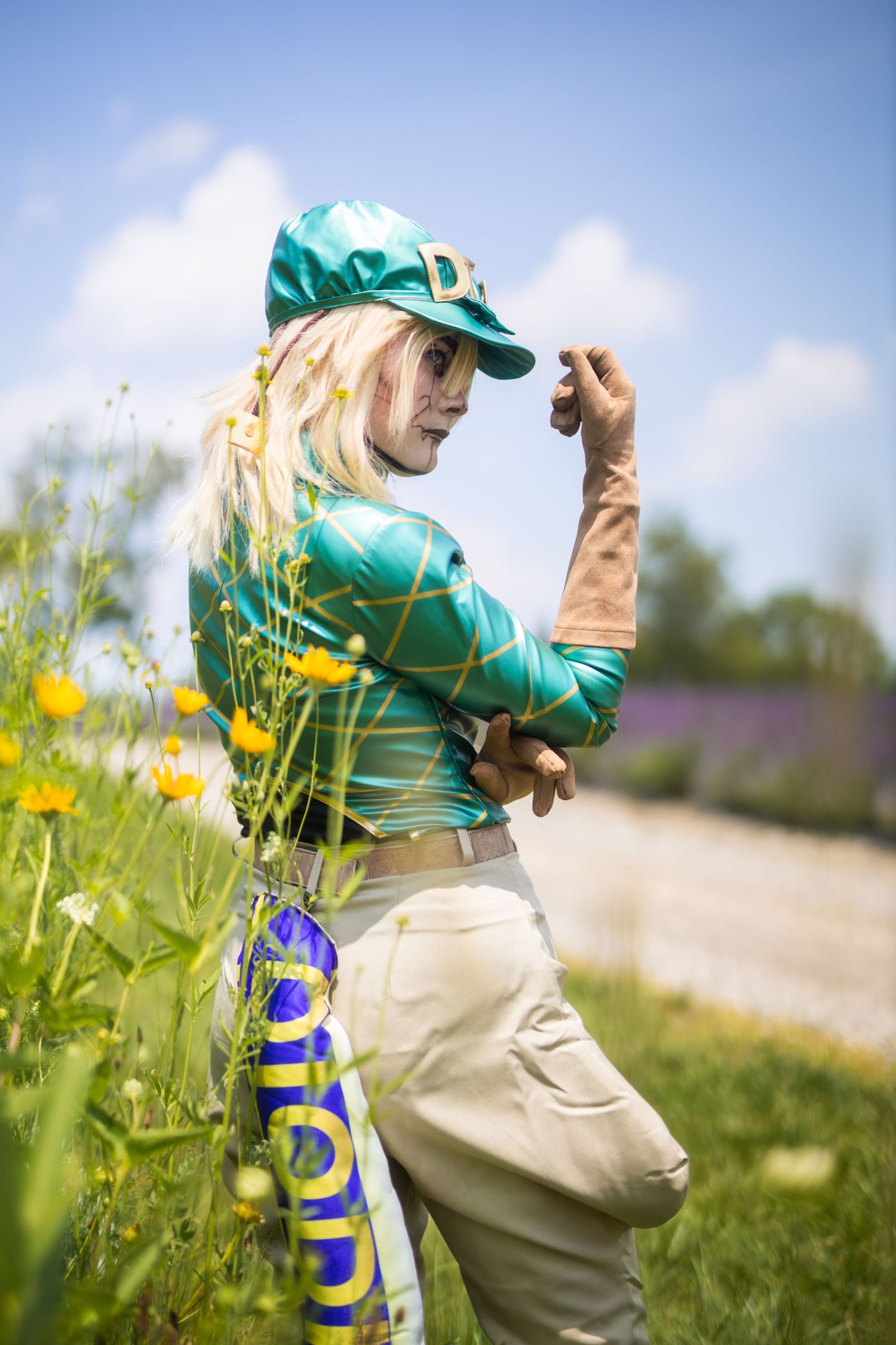 Kina-Photography - Lavender Fields Michigan - Dio - Jojo Bizarre Adventures Cosplay