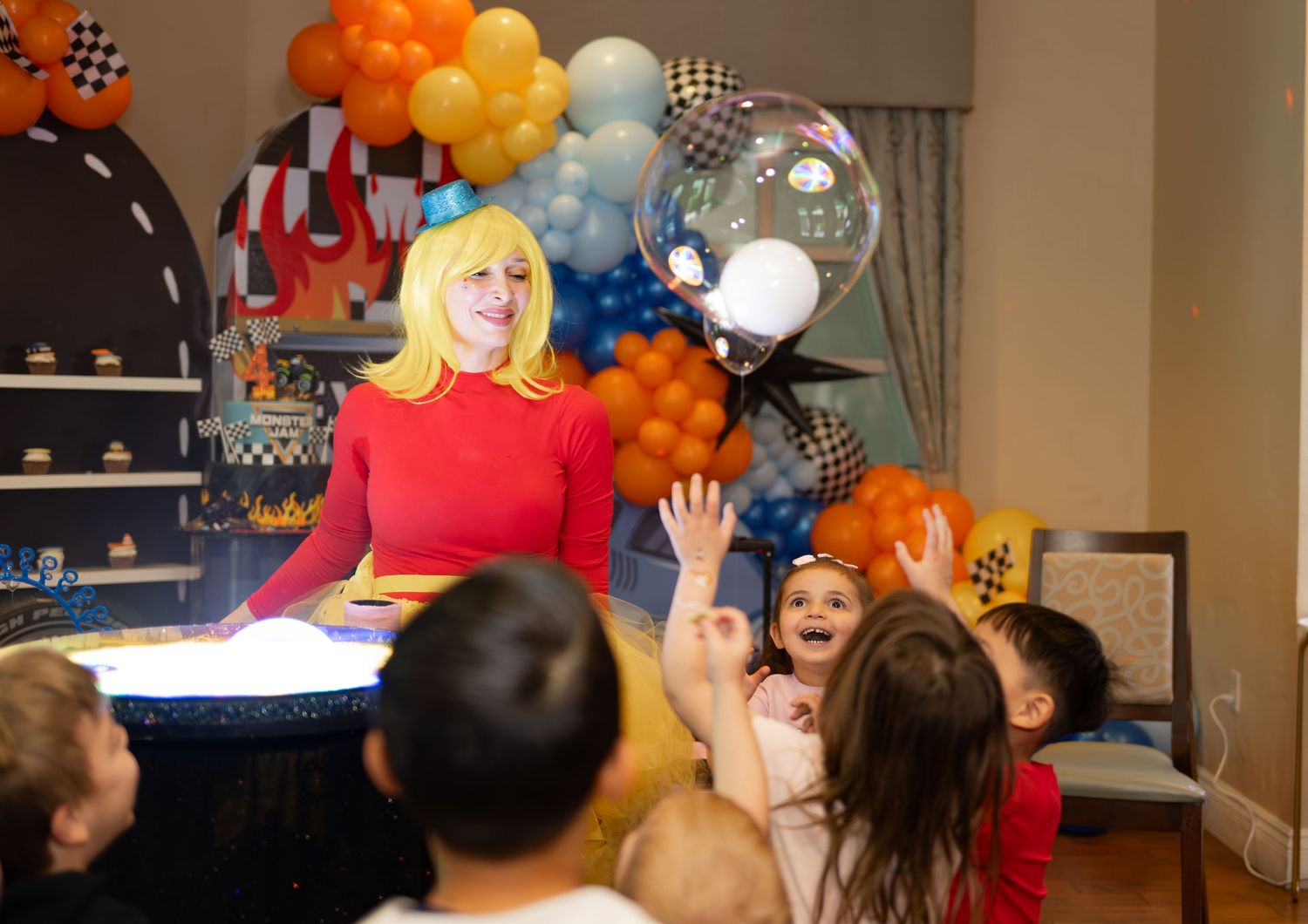 Bubbles and kids