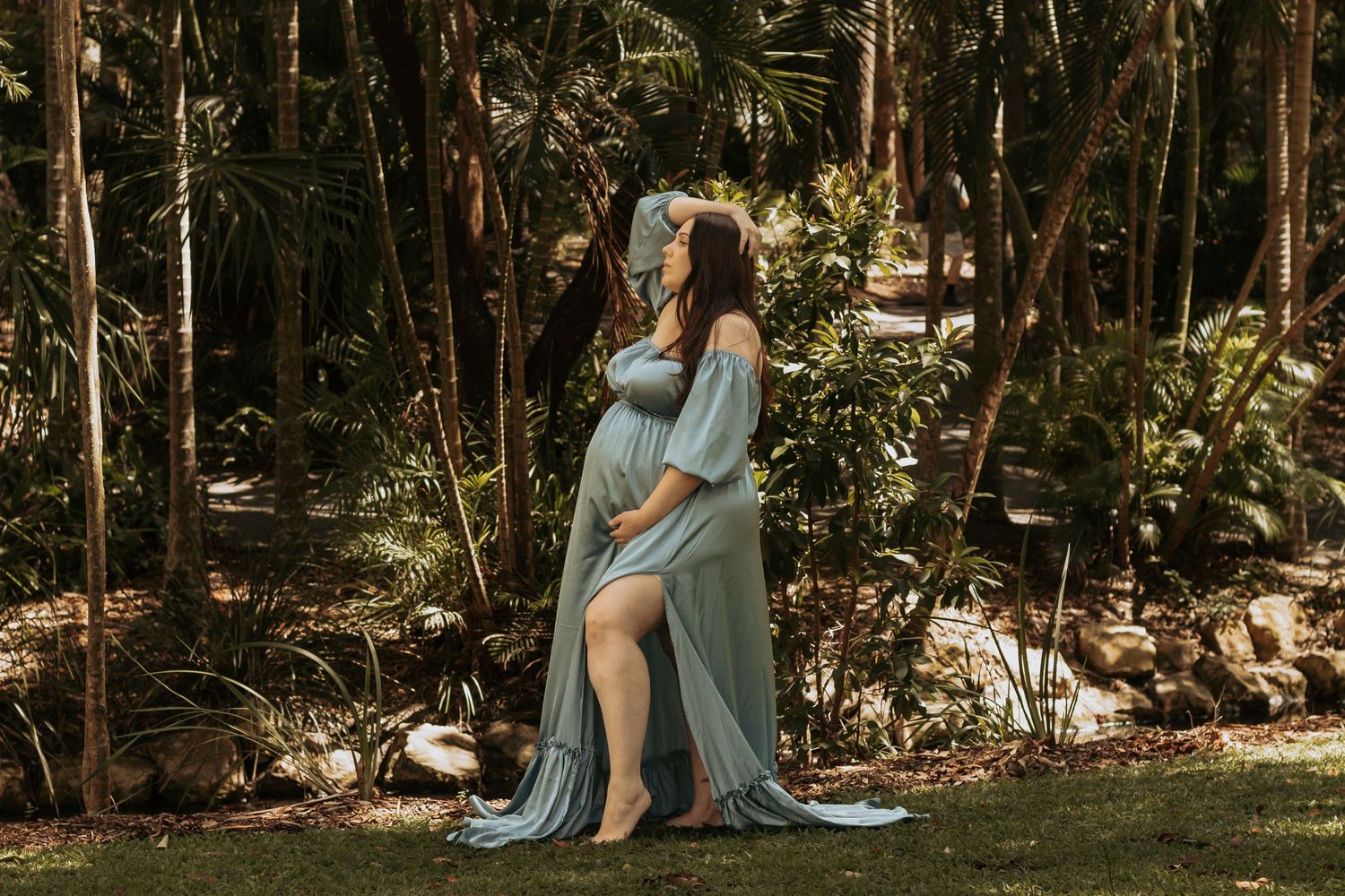 Striking a pose with this mama