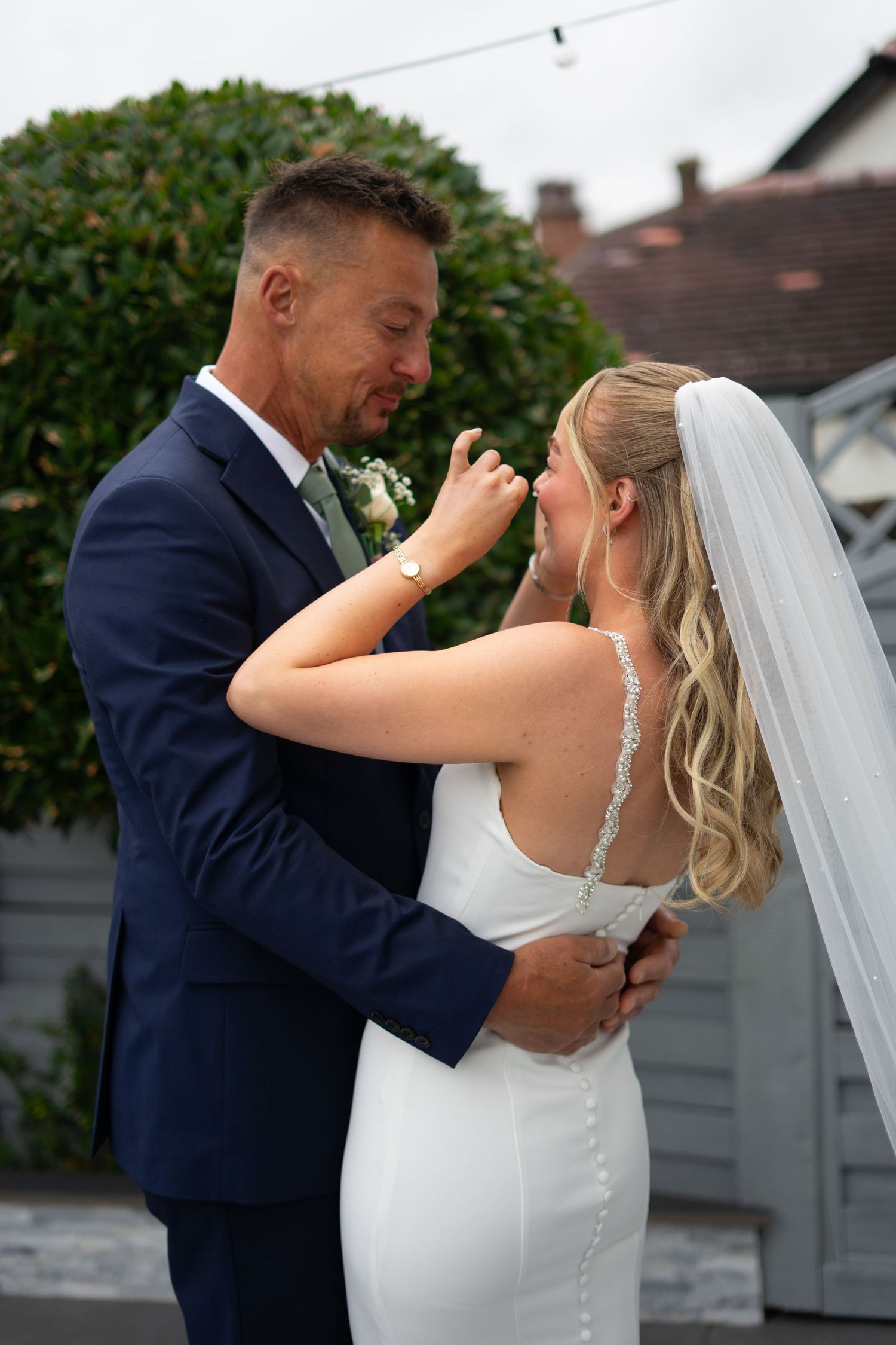 Waterfront southport Hotel wedding photographer. Southport wedding photographer. first look wedding photo