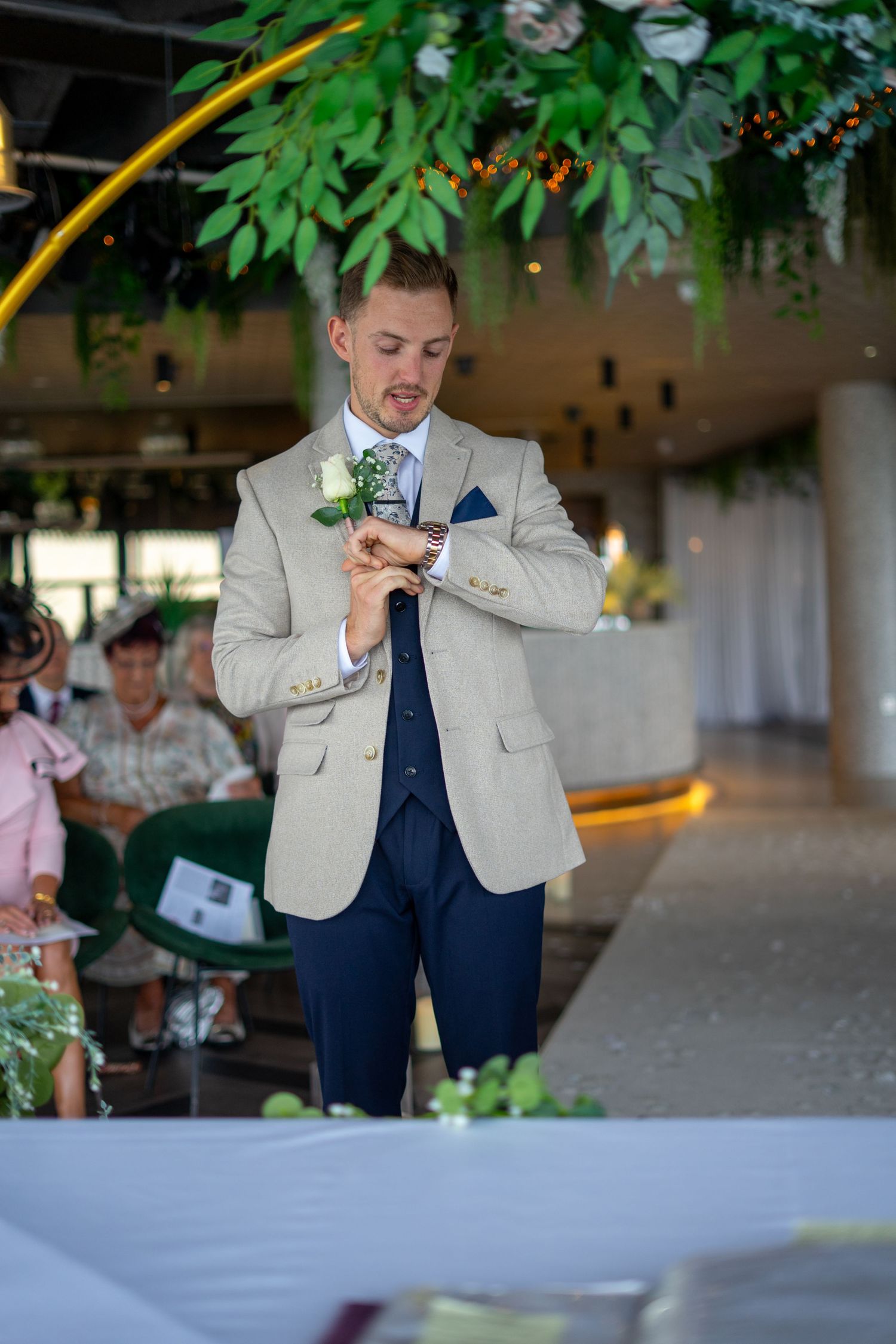 Waterfront southport Hotel wedding photographer. Southport wedding photographer. first look wedding photo