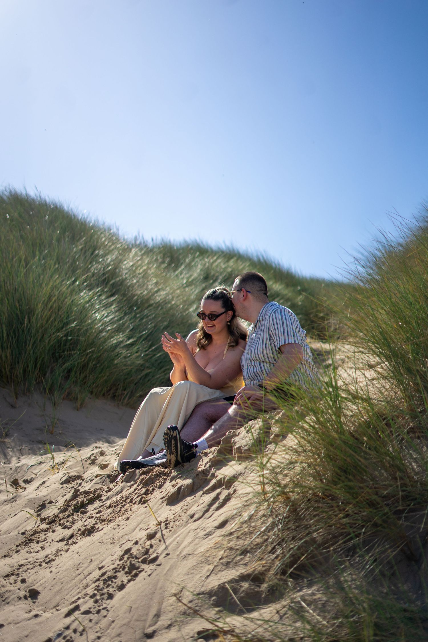 Engagement photographer southport. engagement photographer liverpool. engagement photoshoot formby. surprise engagement photoshoot