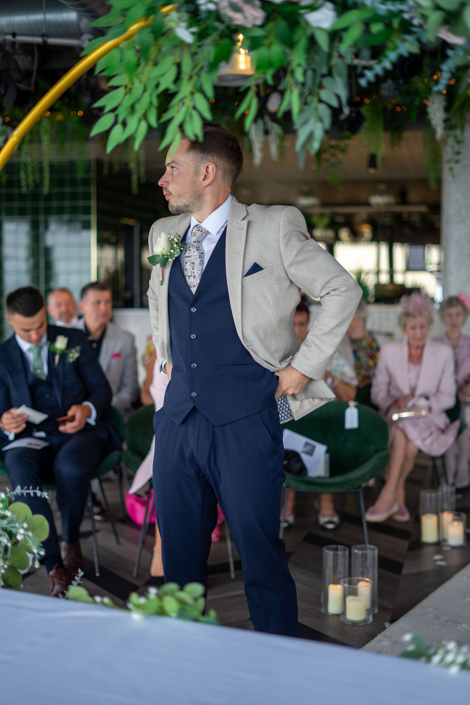 Waterfront southport Hotel wedding photographer. Southport wedding photographer. first look wedding photo
