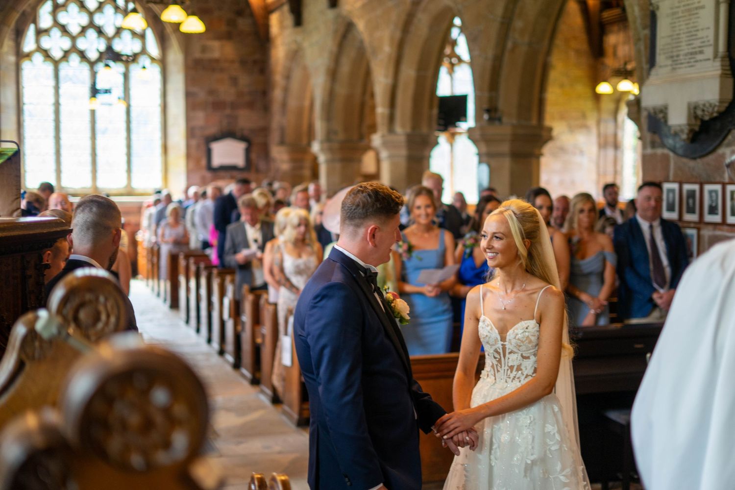 Ormskirk wedding photographer. St Michael's Church Aughton wedding photographer