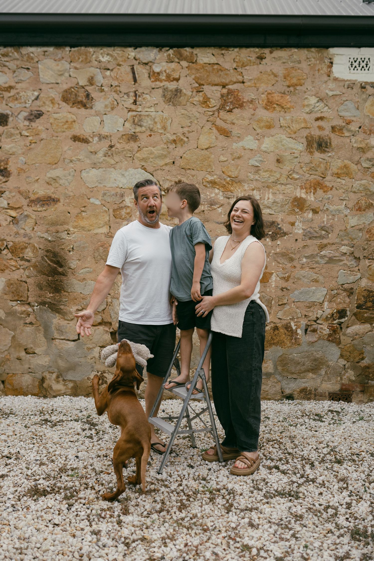 Authentic family moment captured through documentary photography