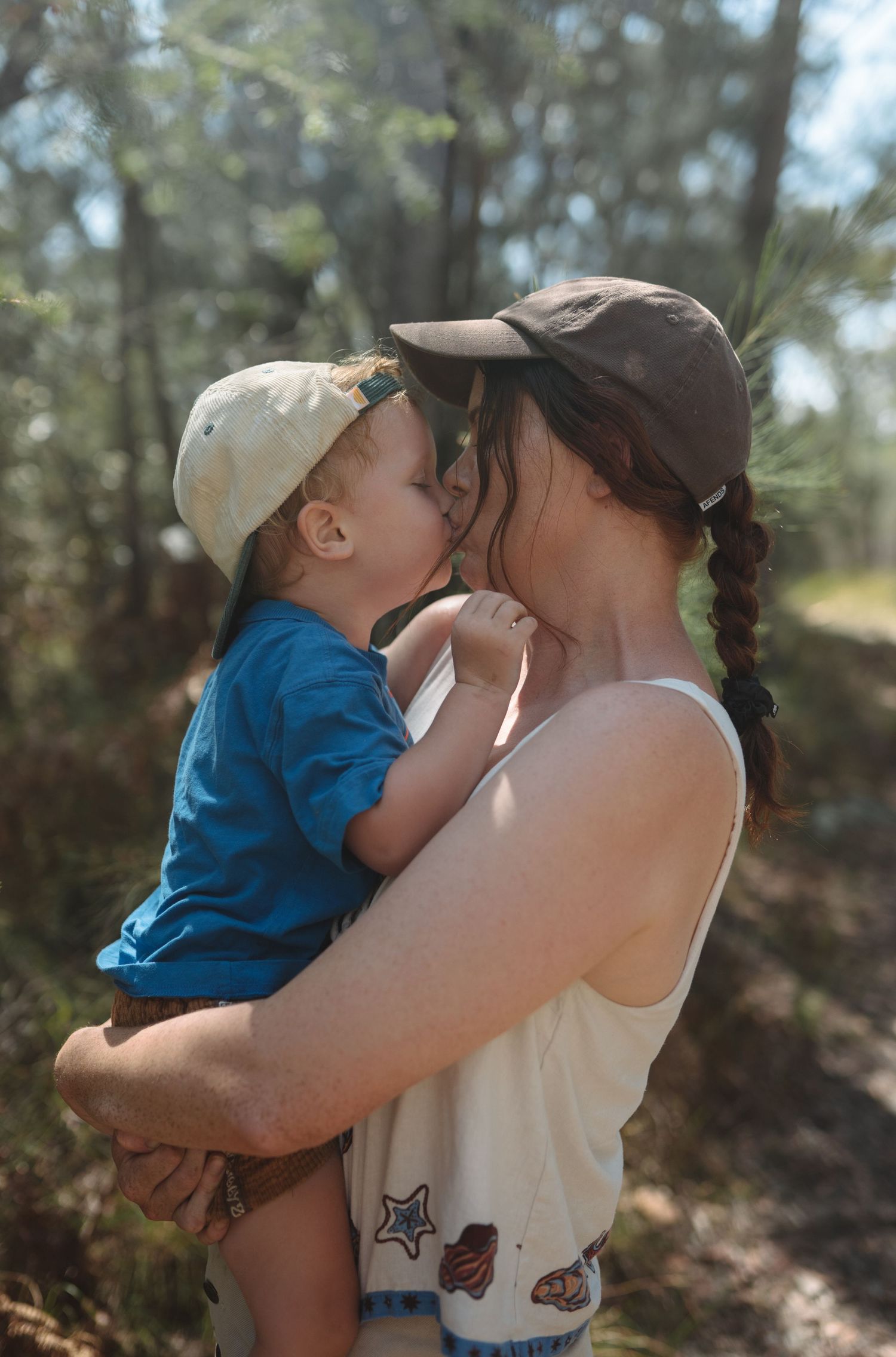 Tender mother and baby connection captured through authentic family photography