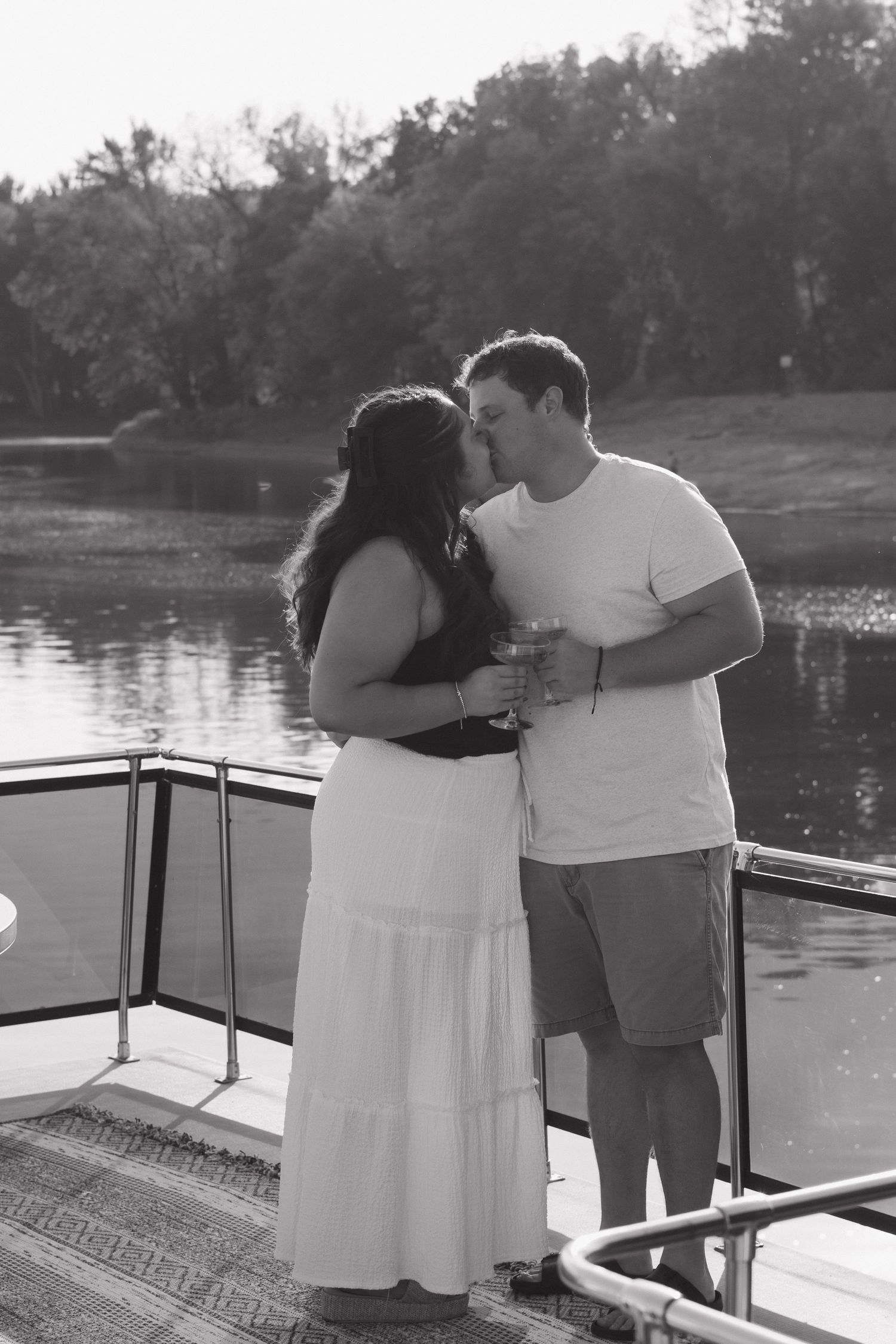 couples engagement announcement photographer in janesville wisconsin dubuque iowa madison wisconsin