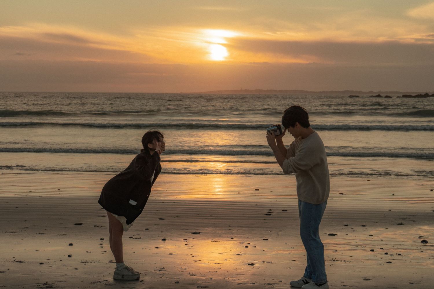 Couple at sunset