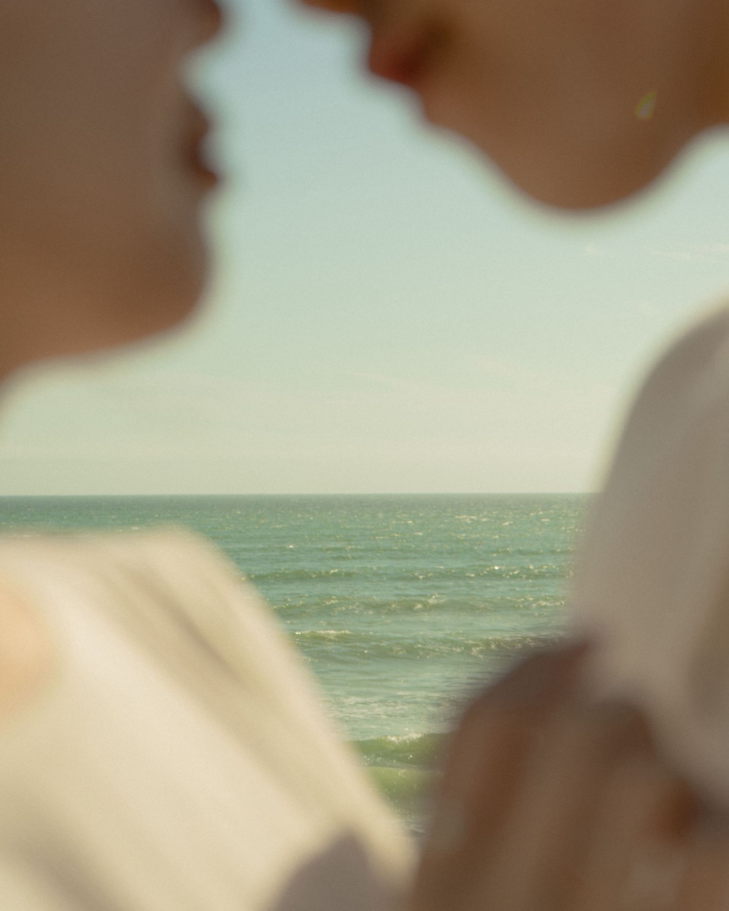 Cute couple at beach