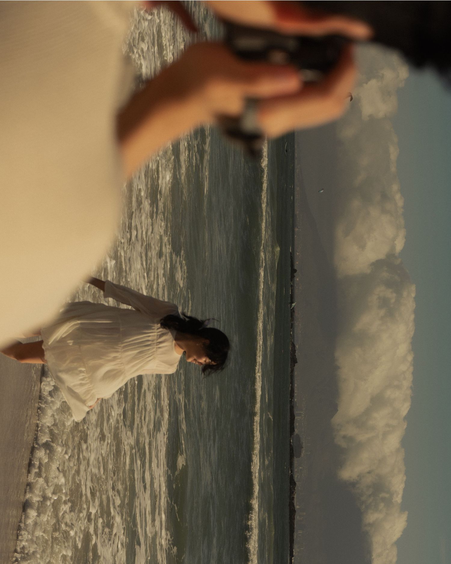 Cute couple at beach
