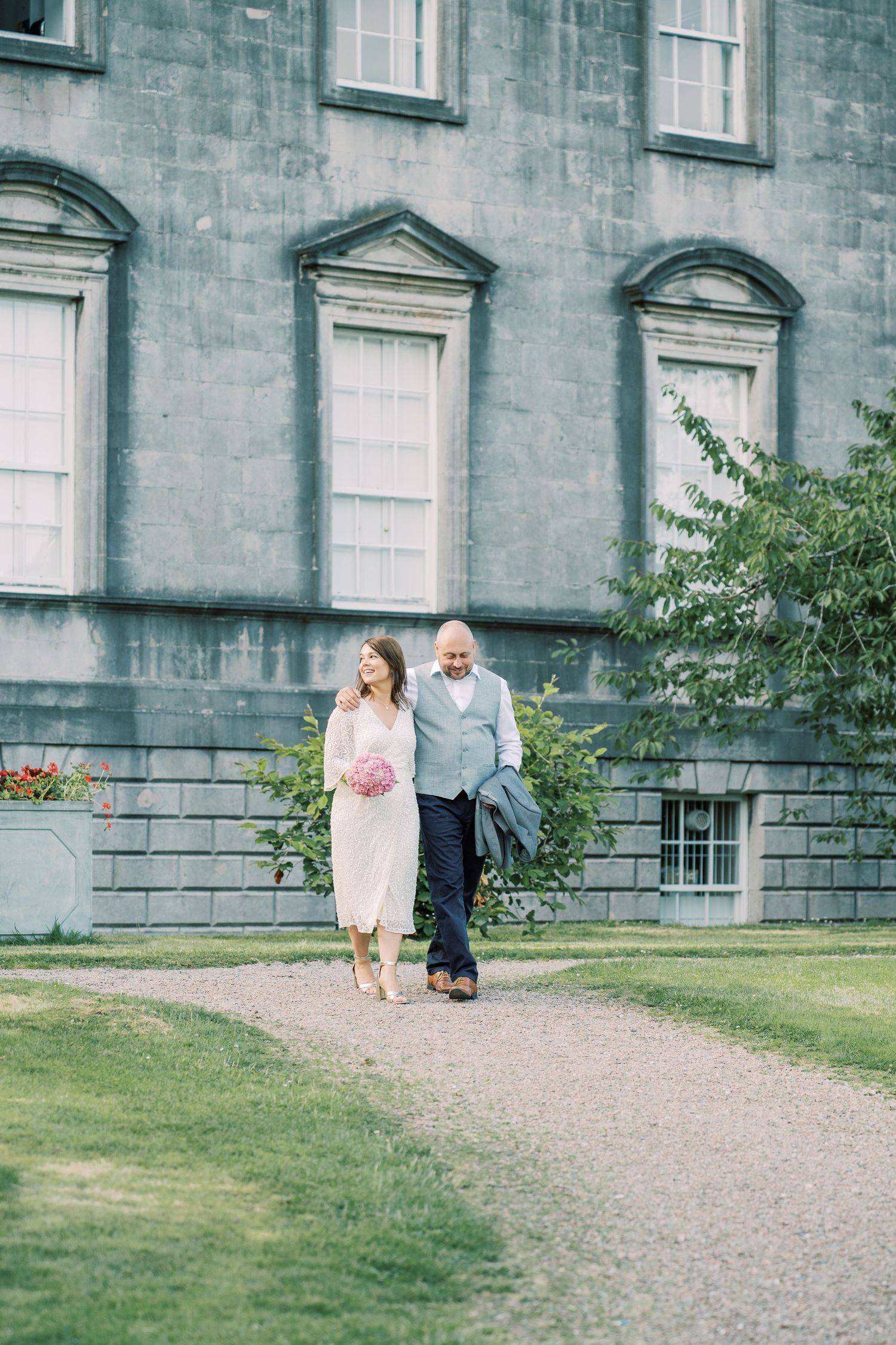 Intimate Armagh elopement at the Archbishop's Palace, County Armagh wedding photography