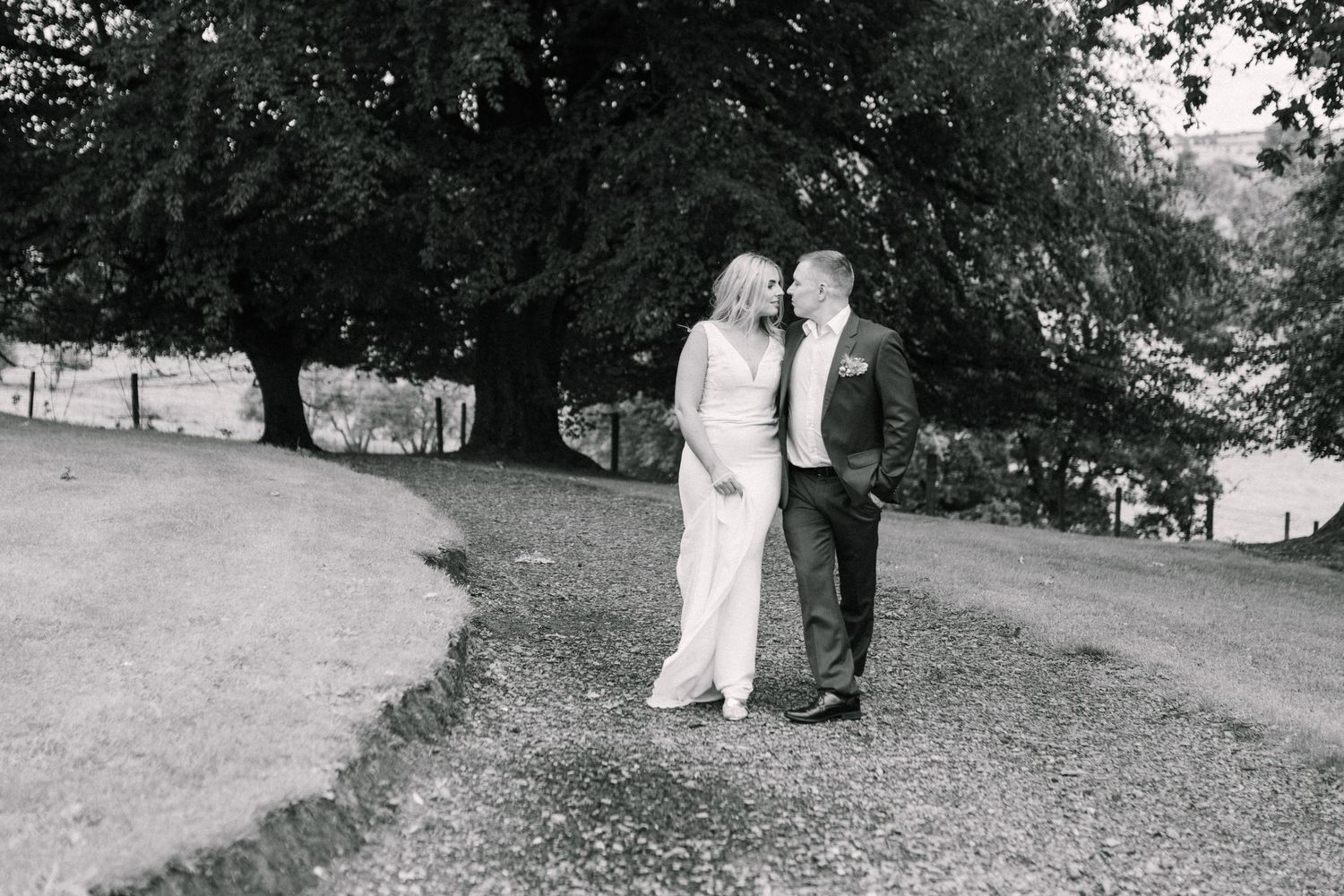 Corick House hotel and spa wedding photography Ieva Kaza bridal couples portraits