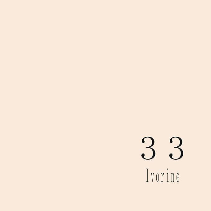 Ivorine color swatch number 33 for photography backdrop selection.