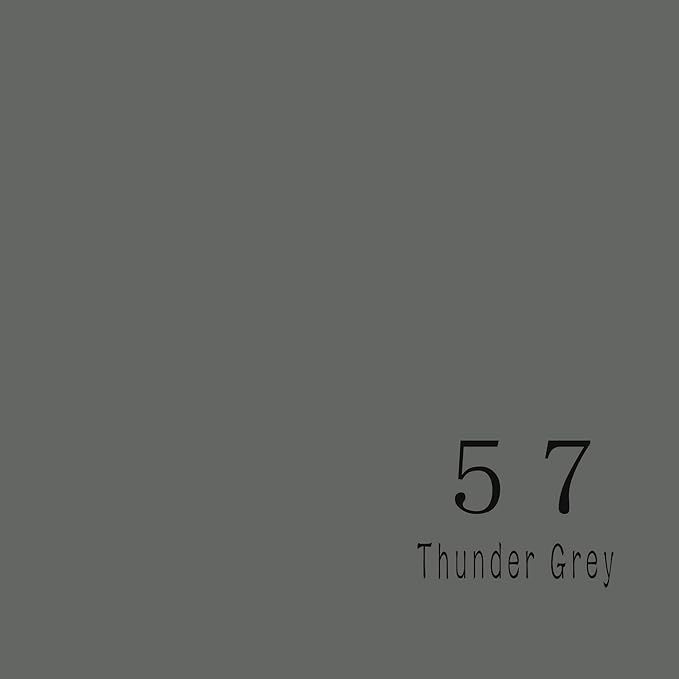 Thunder Grey solid color swatch number 57 for photography backdrop selection.