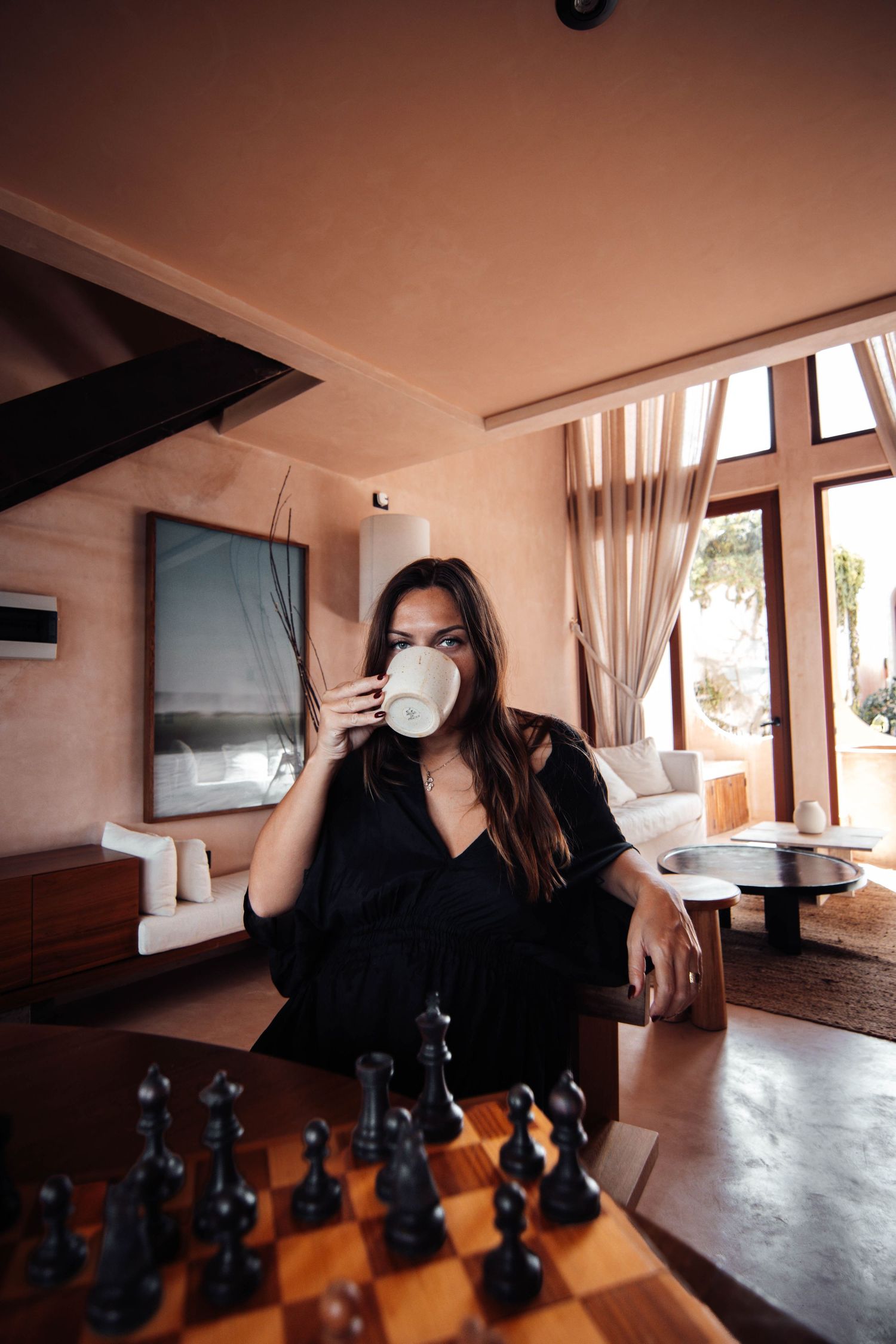 woman chill portrait