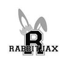 Monochrome brand logos featuring rabbit designs and bold lettering in a horizontal layout.