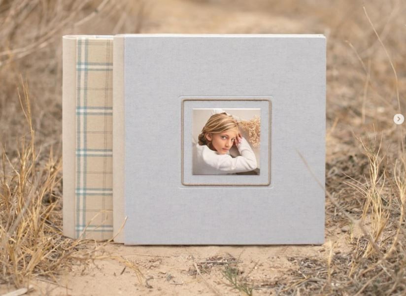 Álbum de fotos de comunión con impresión de alta calidad