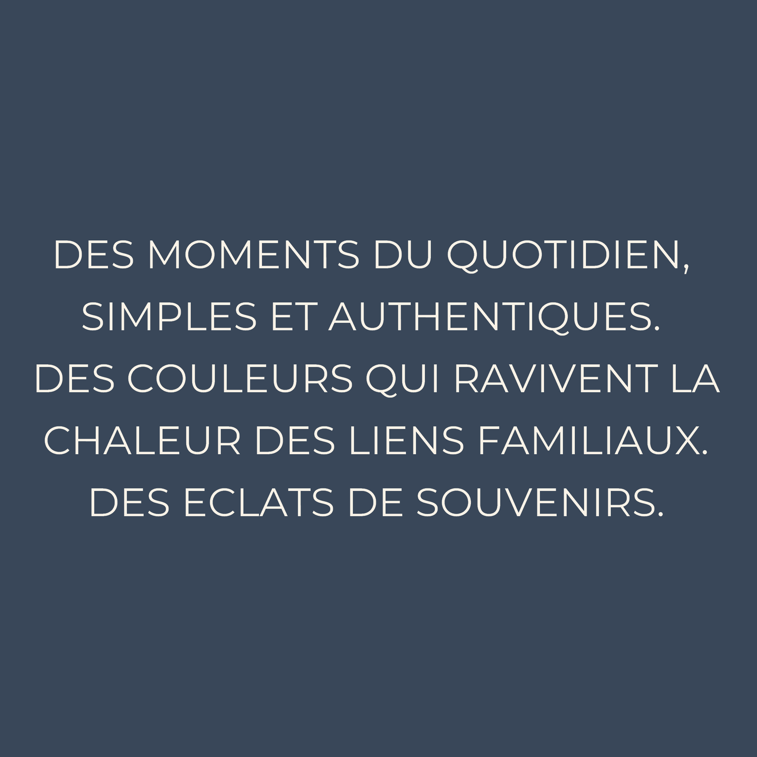 texte photo famille